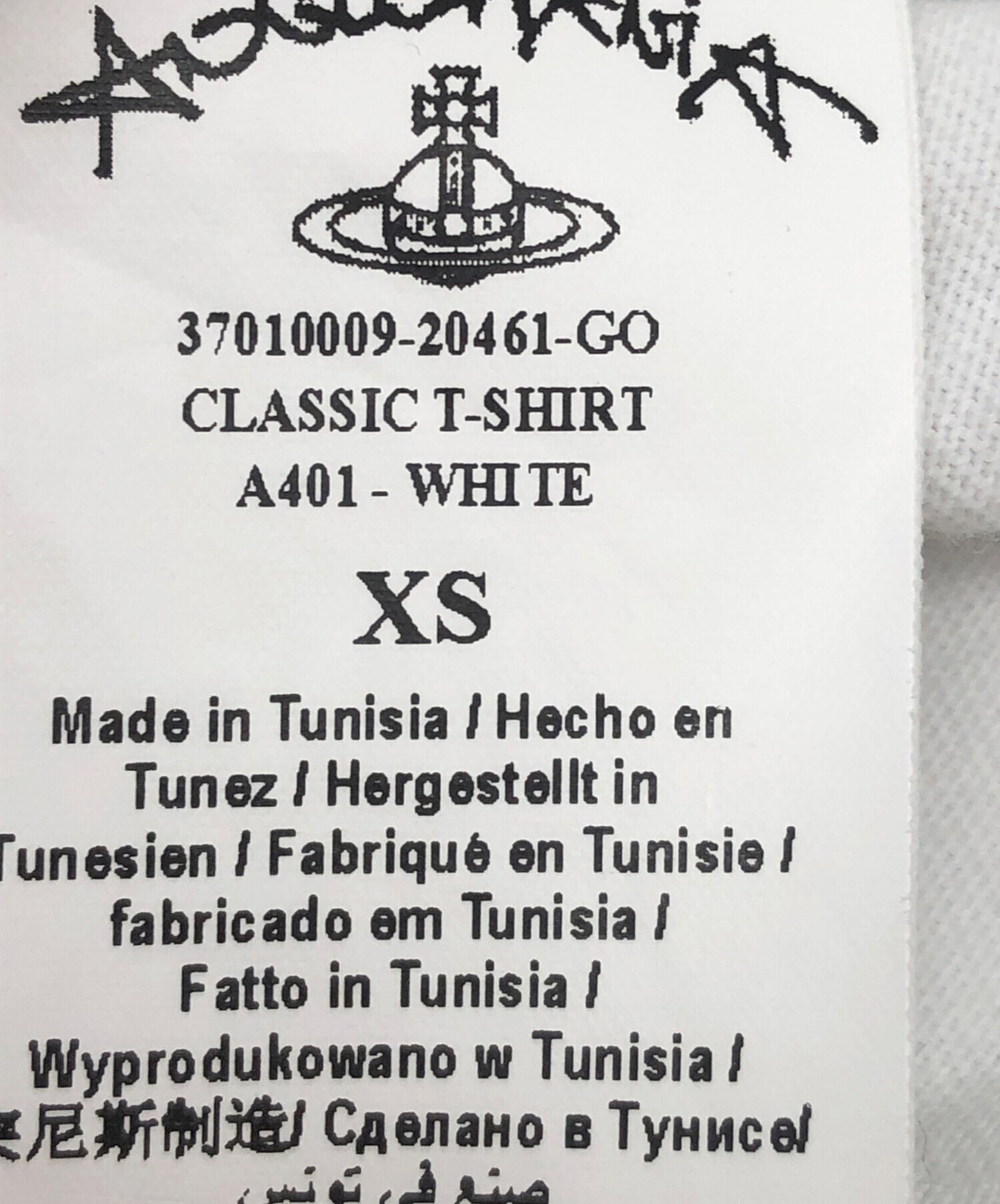 [Pre-owned] Vivienne Westwood ANGLOMANIA printed T-shirt