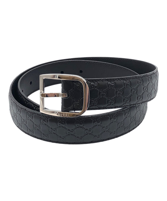 [Pre-owned] GUCCI Belt, micro-engraved with G. 510309 BMJ0N