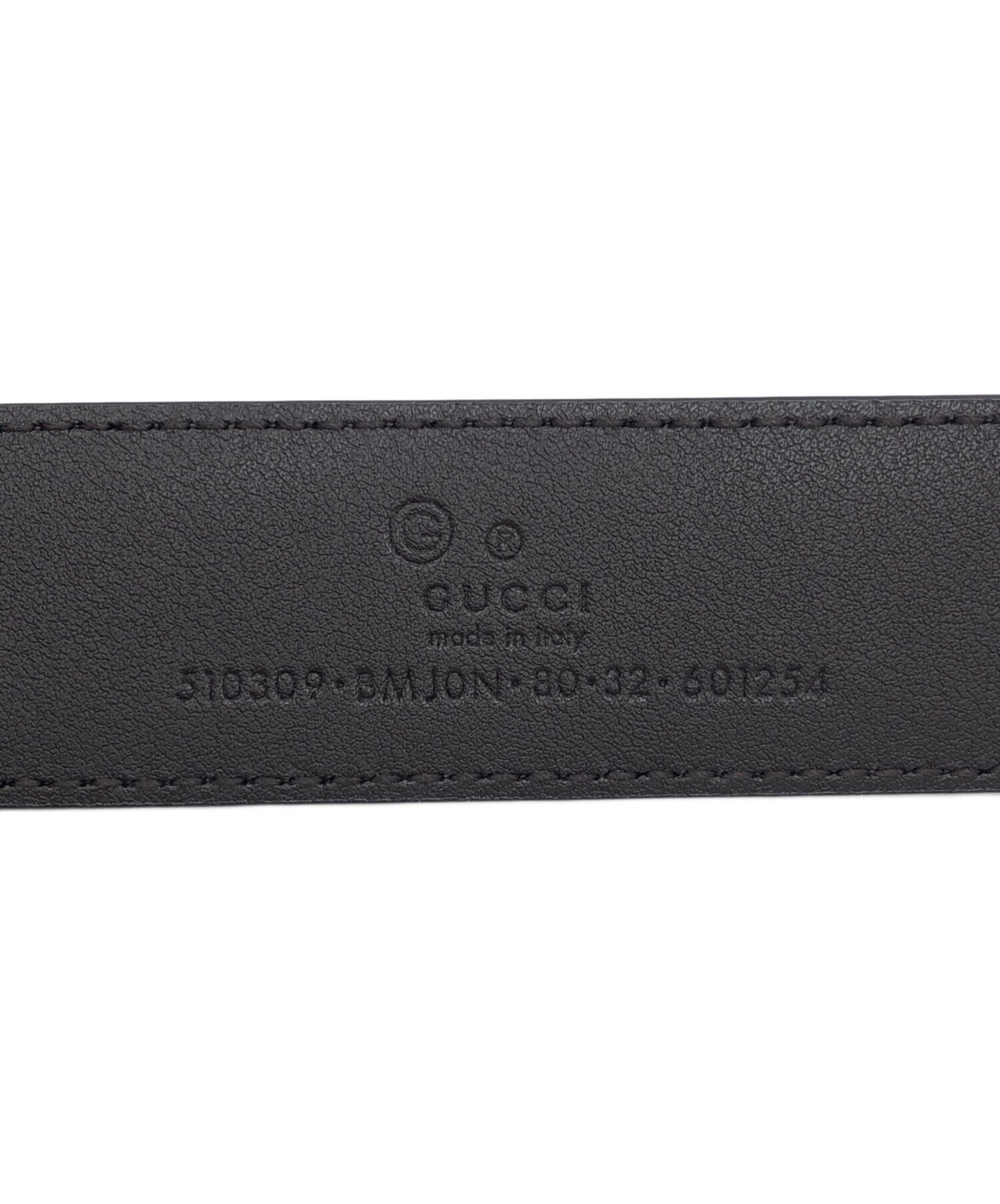 [Pre-owned] GUCCI Belt, micro-engraved with G. 510309 BMJ0N
