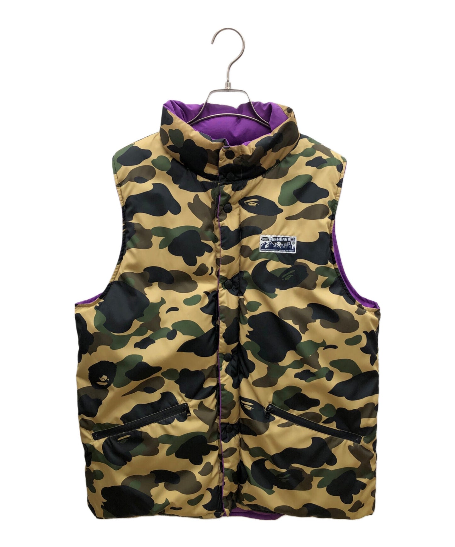 [Pre-owned] A BATHING APE Reversil Down Vest 001lj0801019x