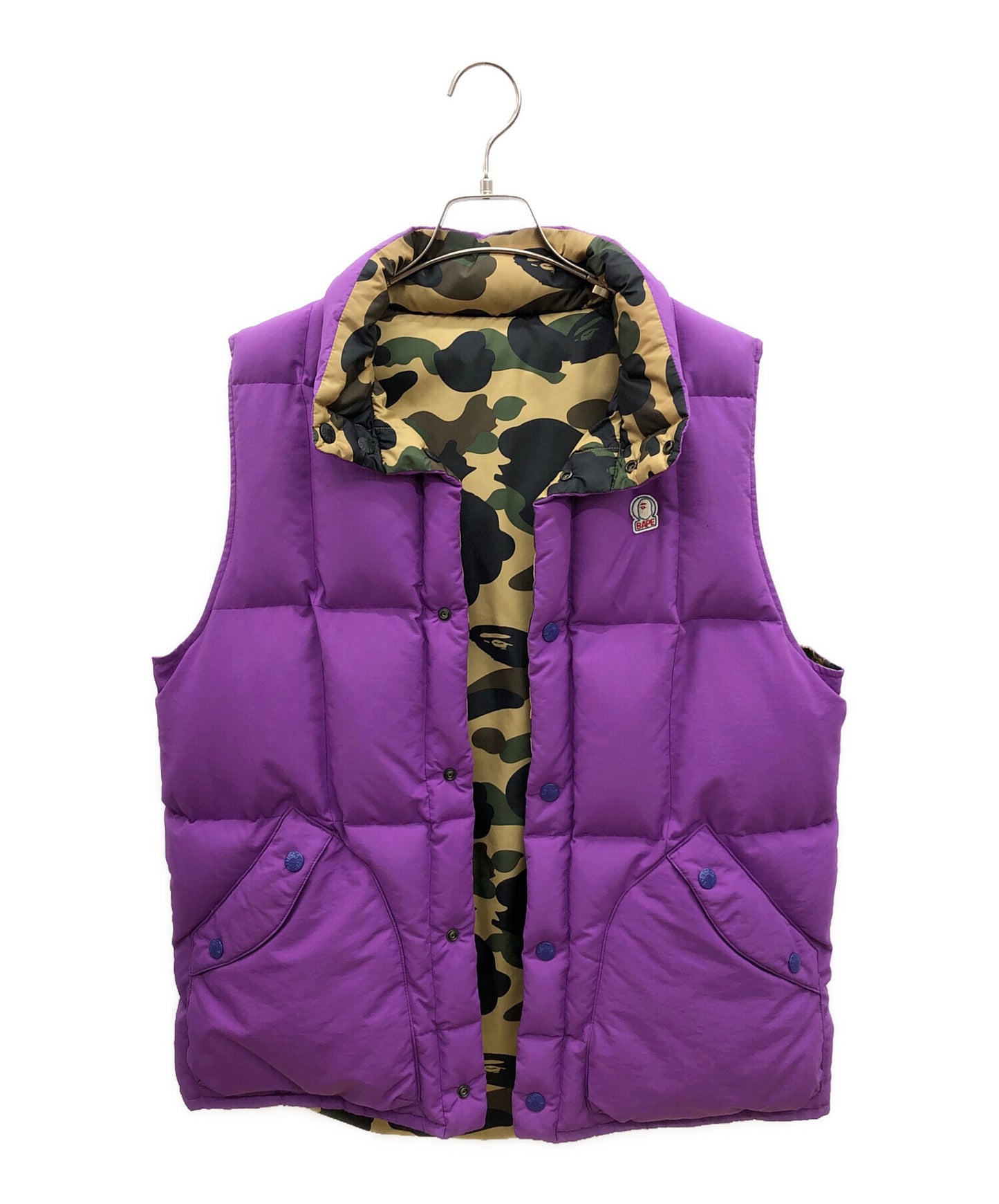 [Pre-owned] A BATHING APE Reversil Down Vest 001lj0801019x