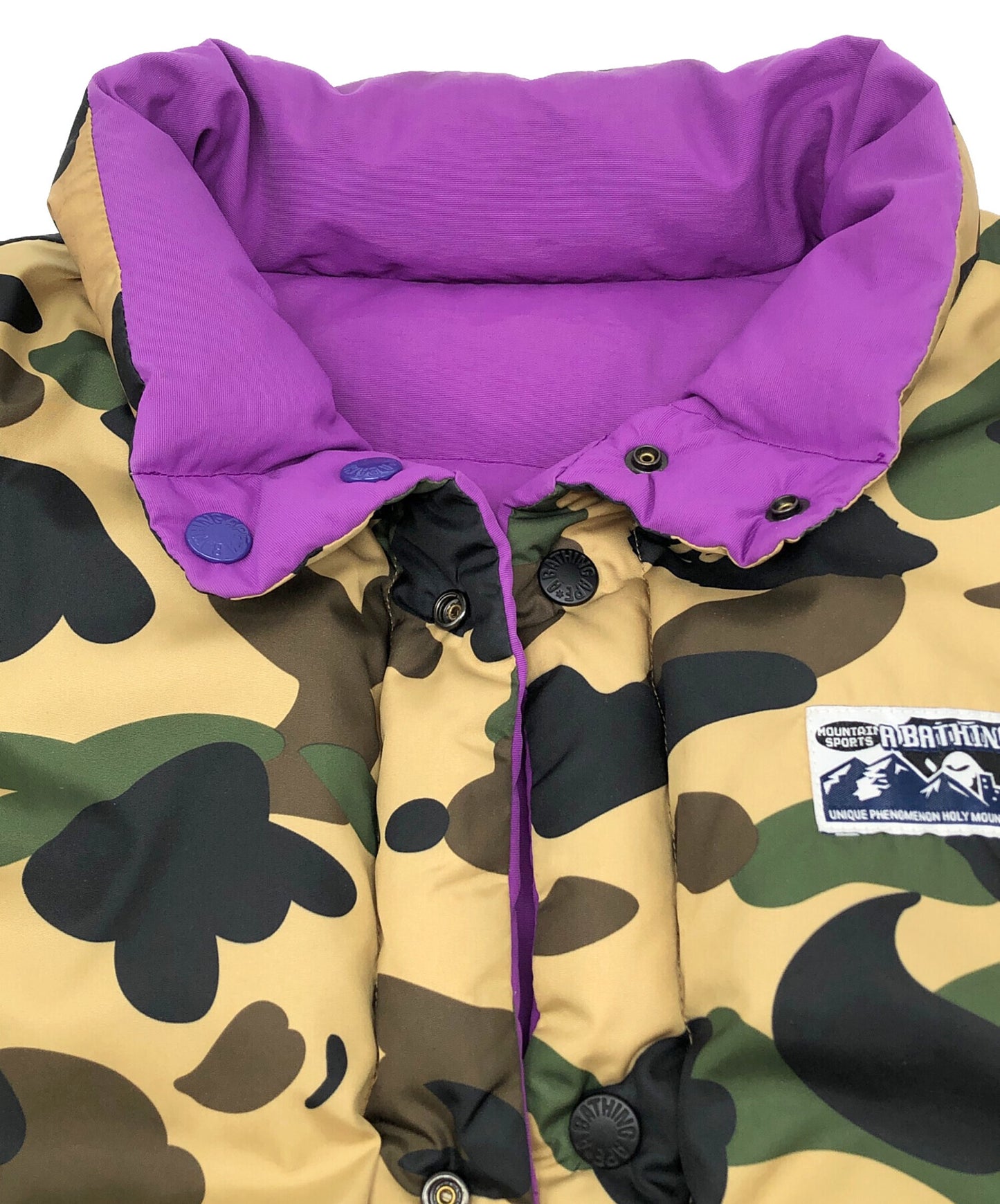 [Pre-owned] A BATHING APE Reversil Down Vest 001lj0801019x