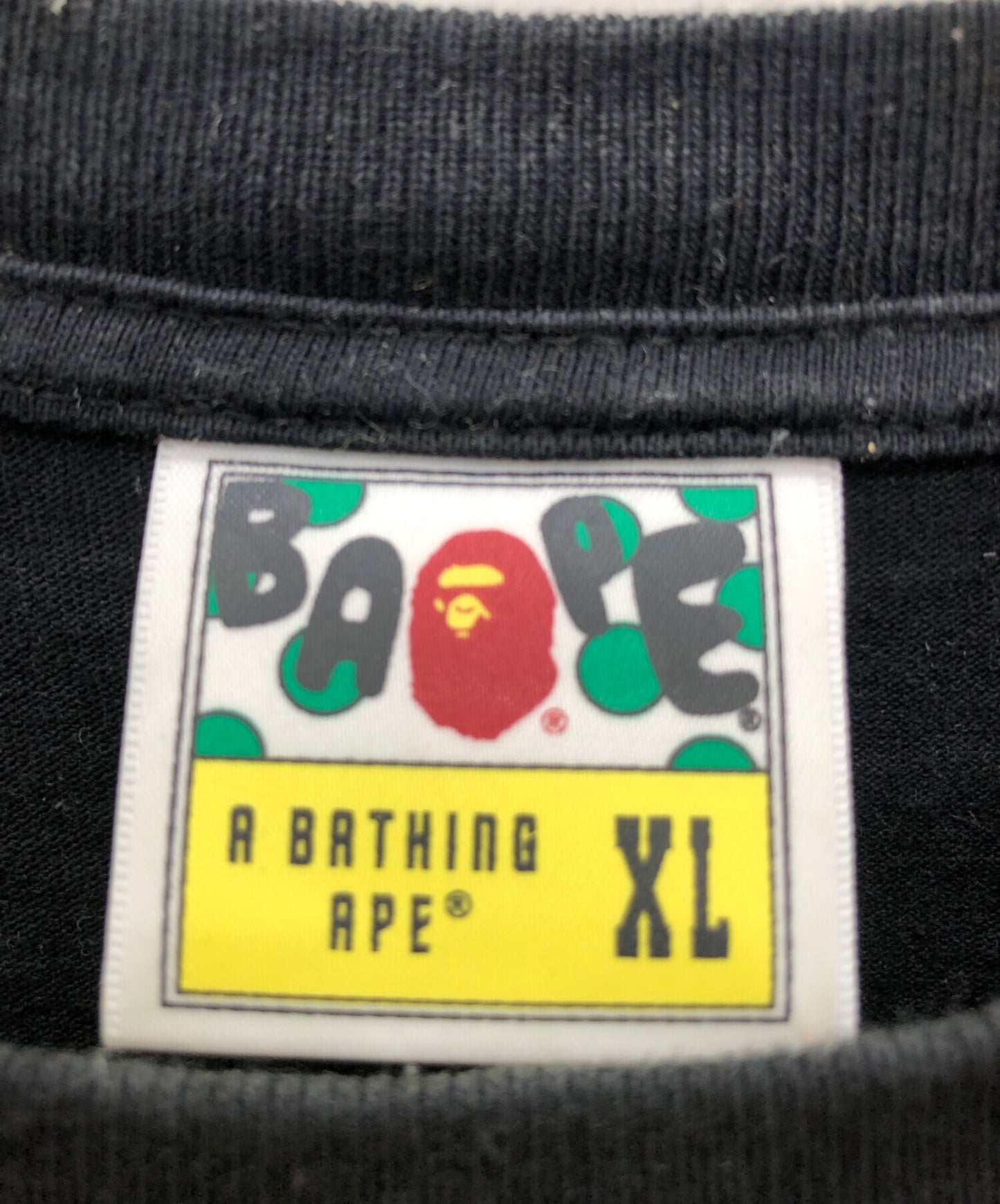 [Pre-owned] A BATHING APE Wild Leopard NYC Logo T-Shirt 001tel801040m