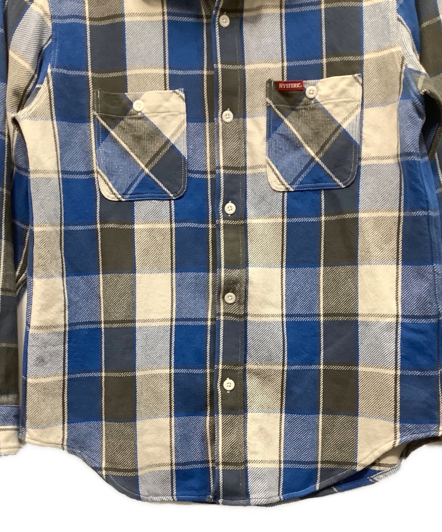 [Pre-owned] Hysteric Glamour work-check shirt 02241AH01