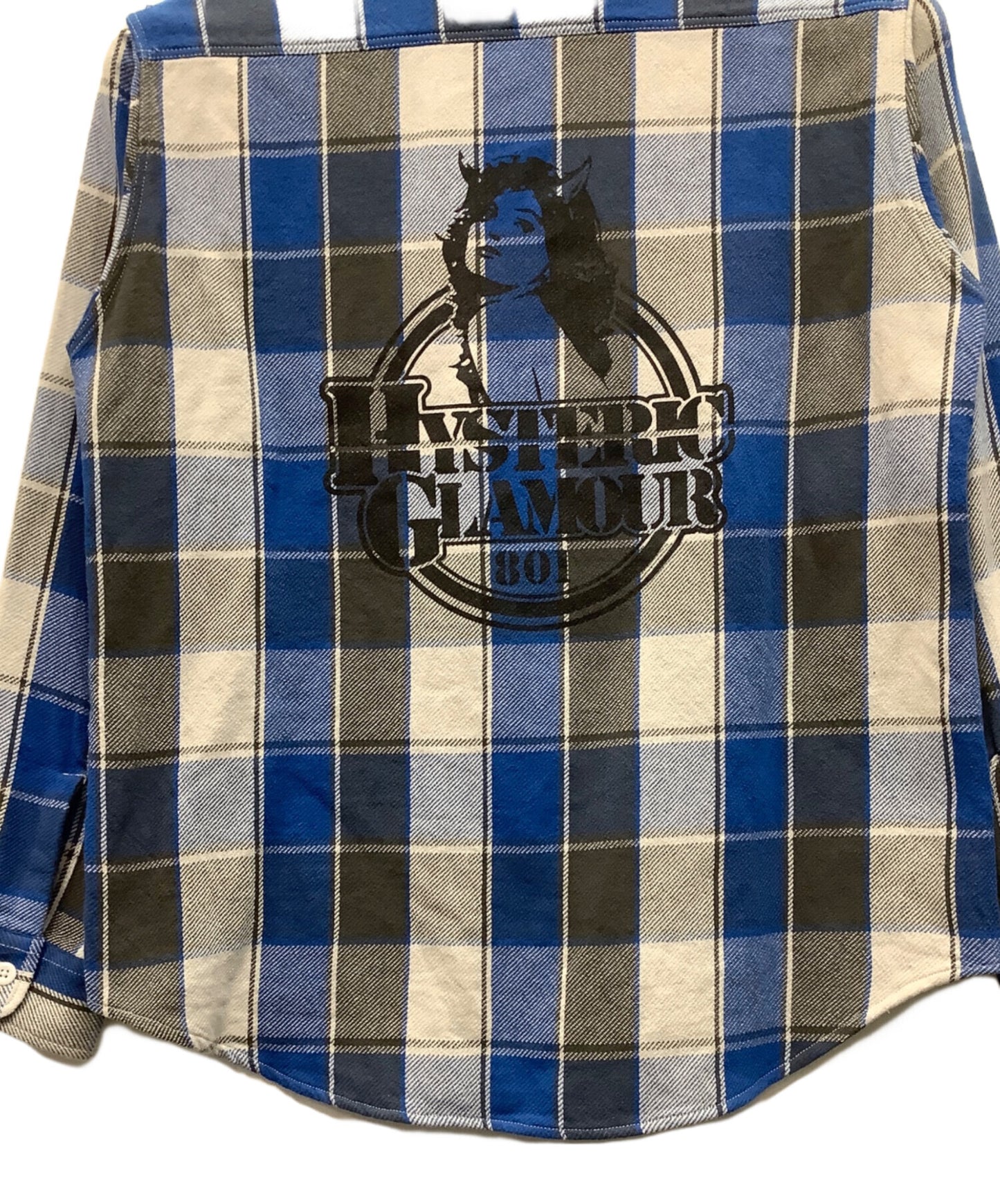 [Pre-owned] Hysteric Glamour work-check shirt 02241AH01