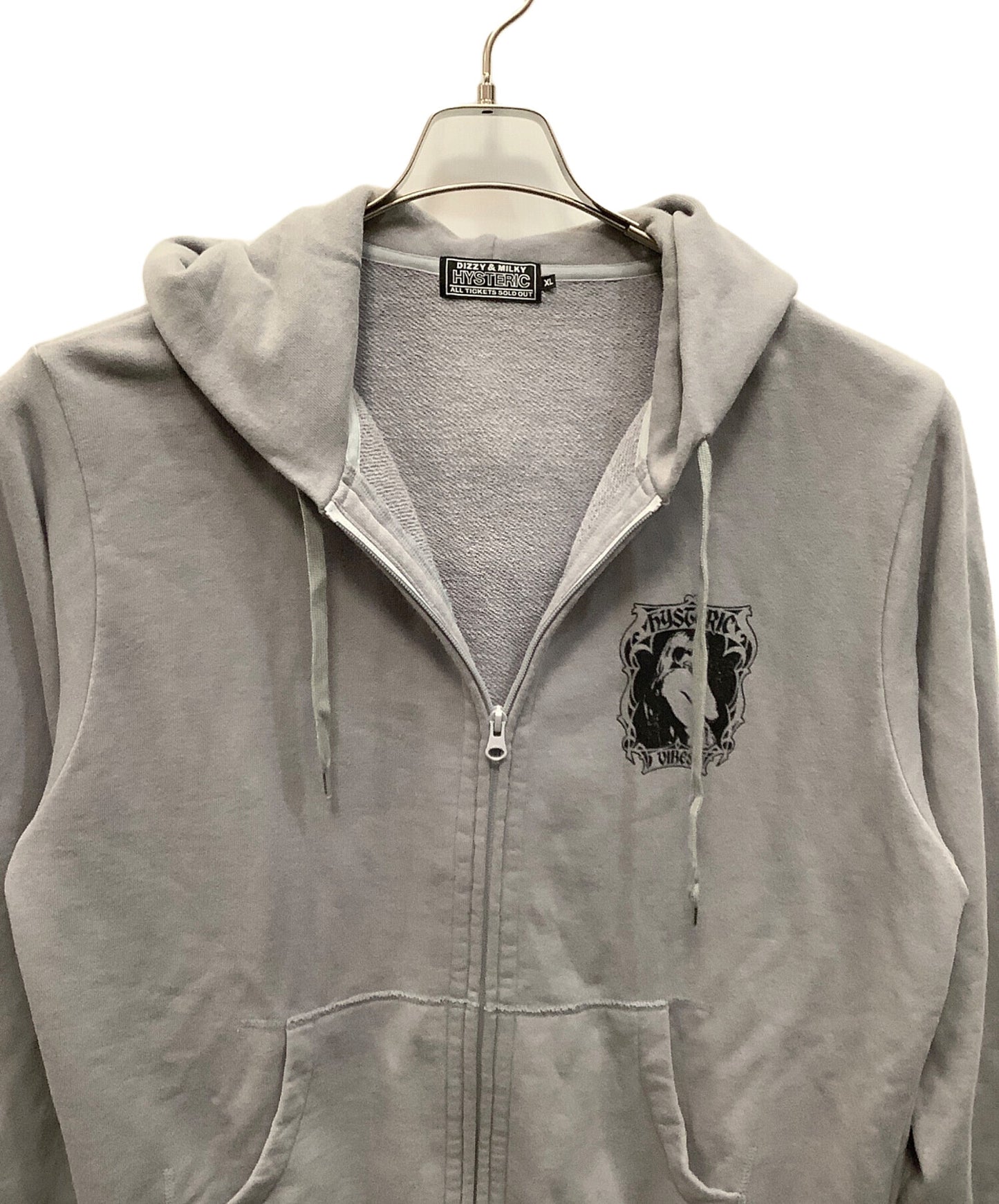 [Pre-owned] Hysteric Glamour zip hoodie 02241CF05