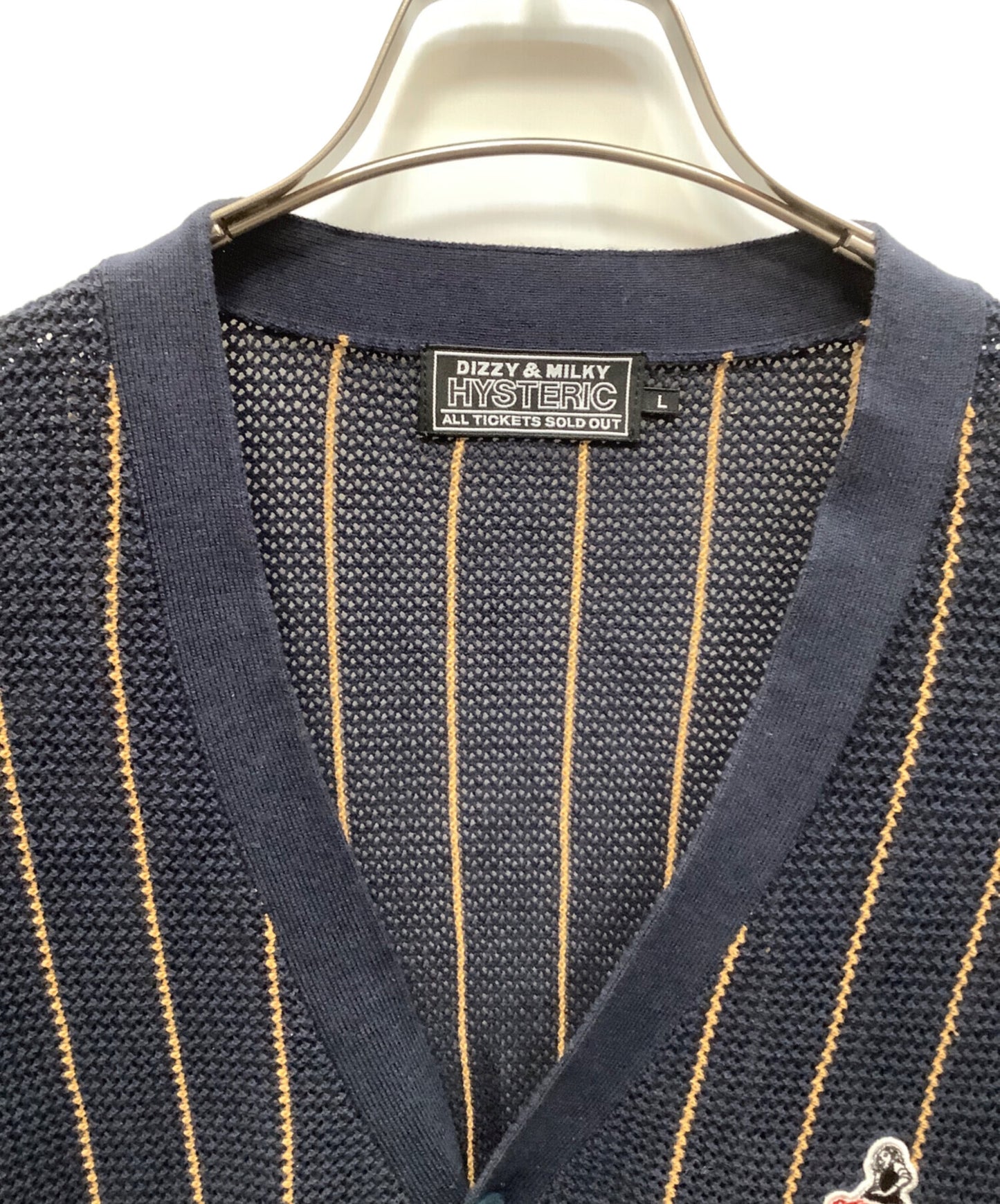 [Pre-owned] Hysteric Glamour knitted cardigan 02241ND02