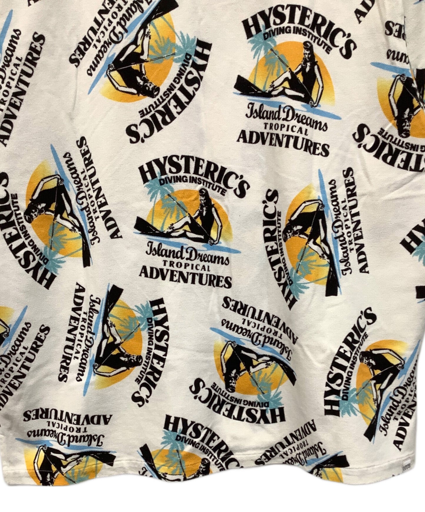 [Pre-owned] Hysteric Glamour open-collared shirt 02241CH04