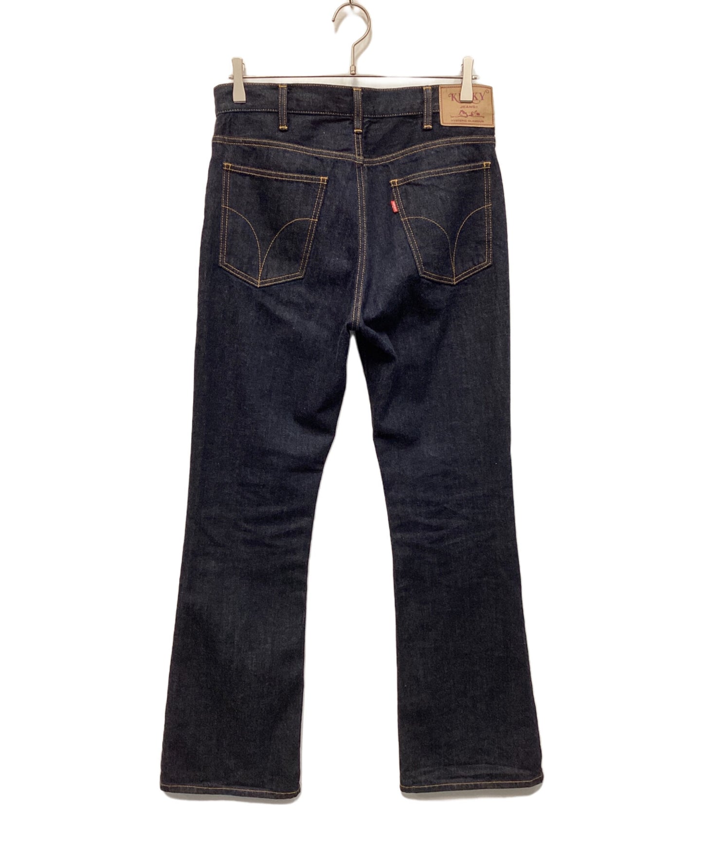 [Pre-owned] Hysteric Glamour Studded denim flared pants 02243AP57