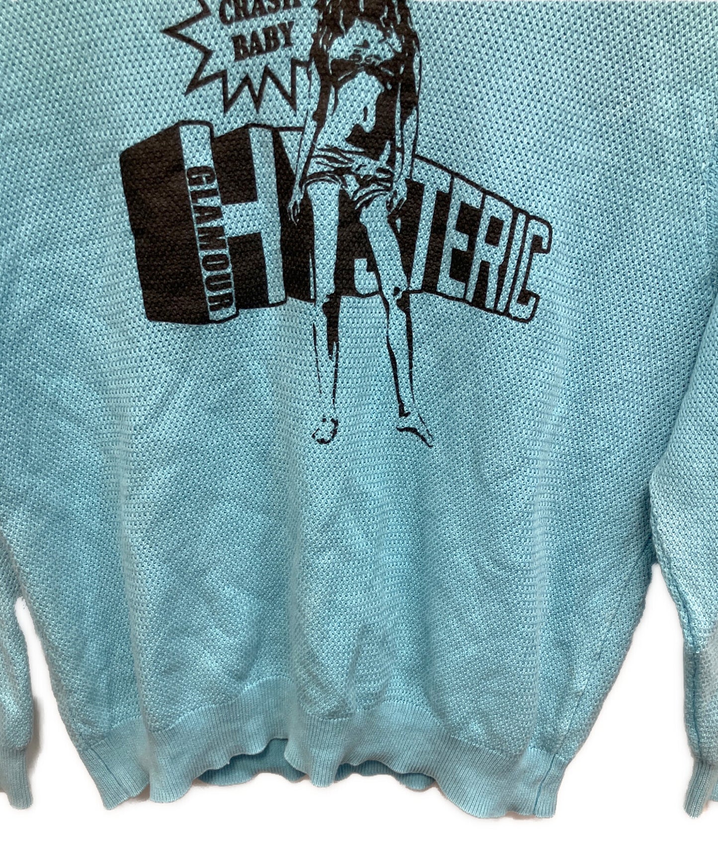 [Pre-owned] Hysteric Glamour CRASH BABY Lightweight Knit 02241NS02 02241NS02
