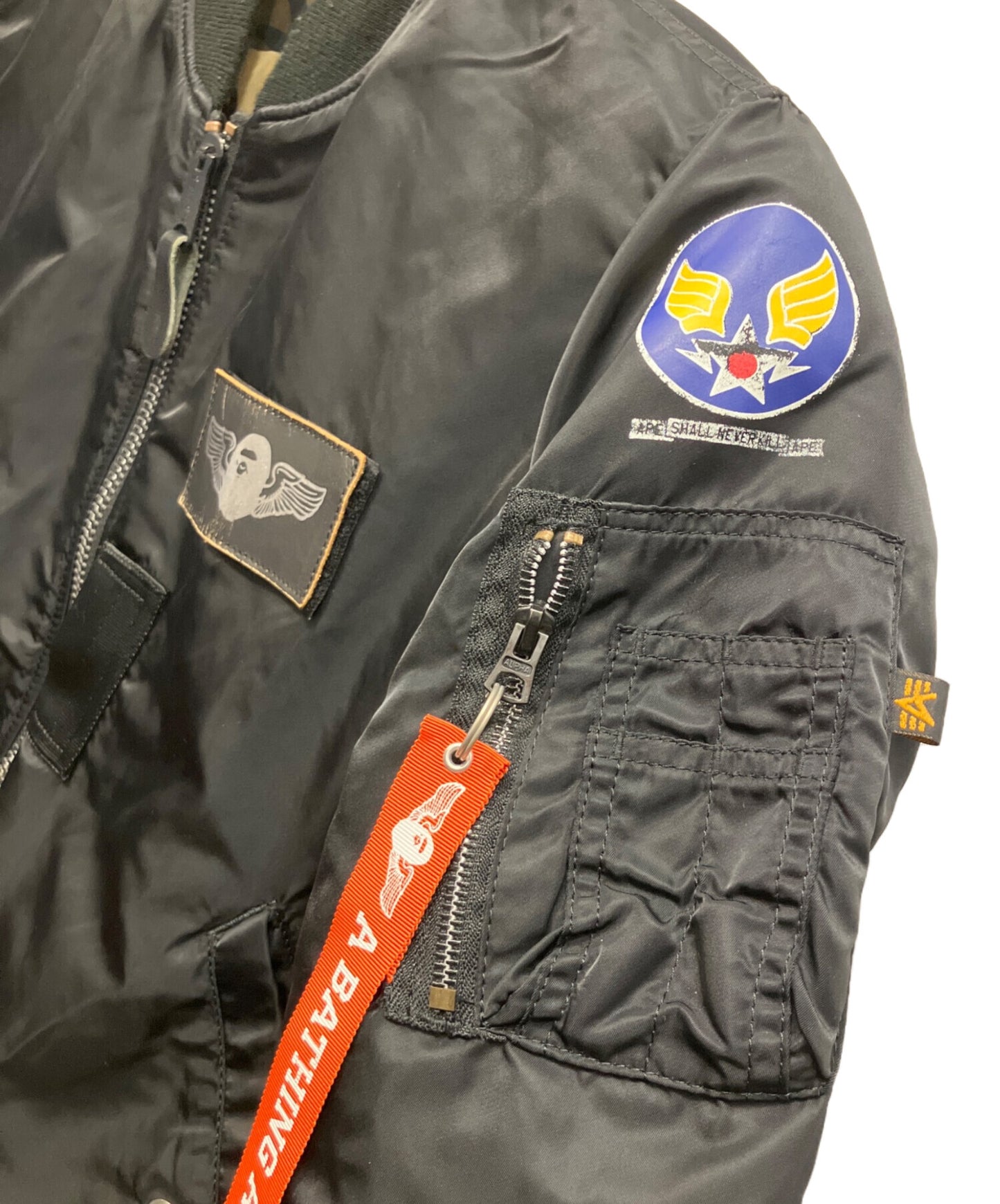 [Pre-owned] A BATHING APE flight jacket 001hj0831911x