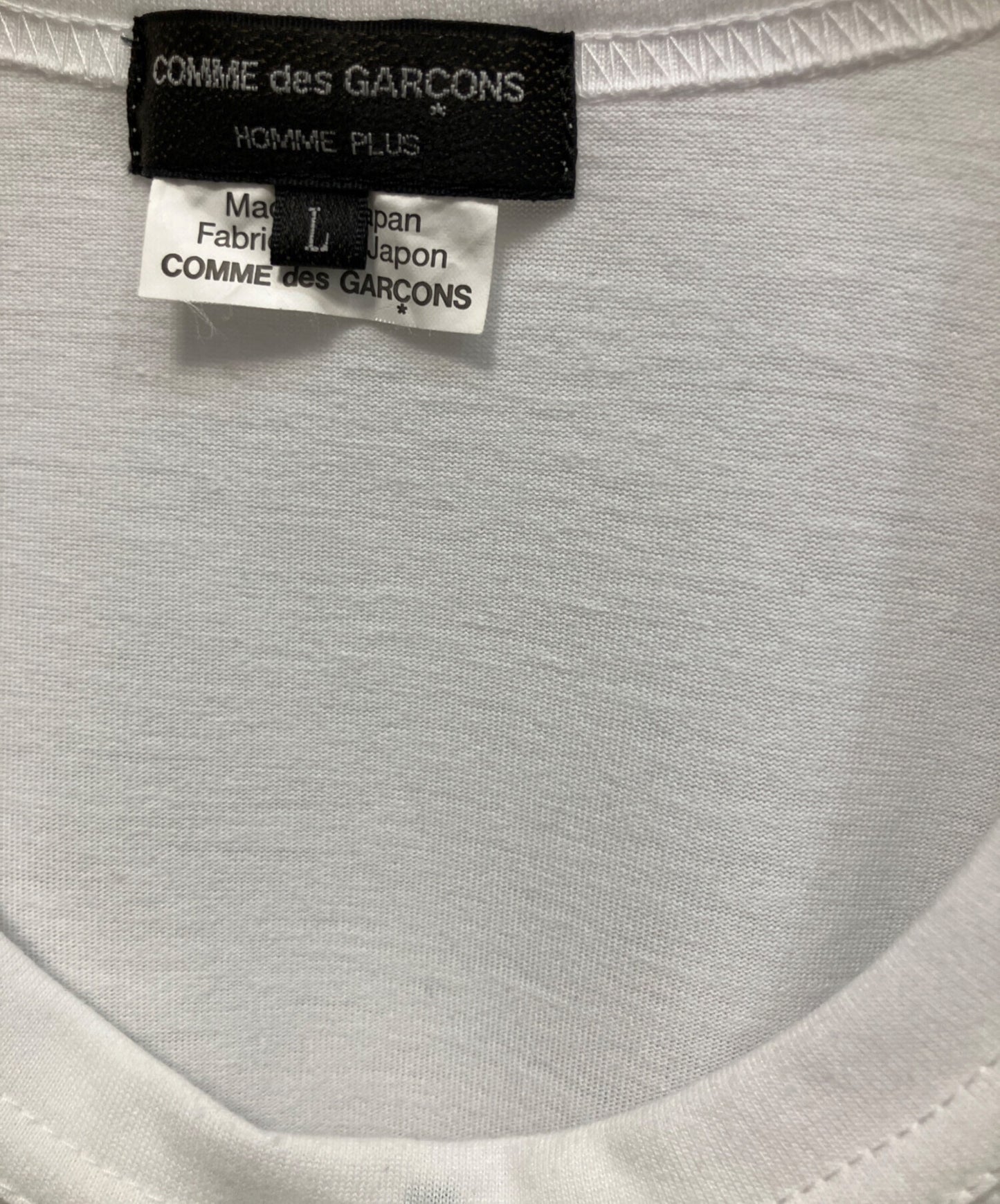 [Pre-owned] COMME des GARCONS HOMME PLUS Leaf decoration message logo AD2023 Short-sleeved cut and sewn PM-T022