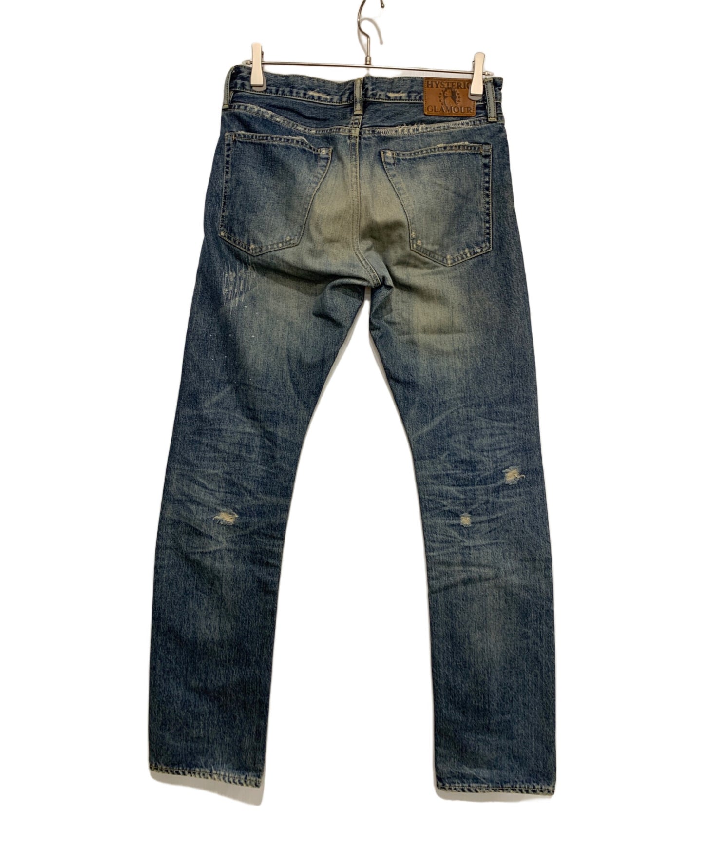 [Pre-owned] Hysteric Glamour Damaged denim pants 0242AP03