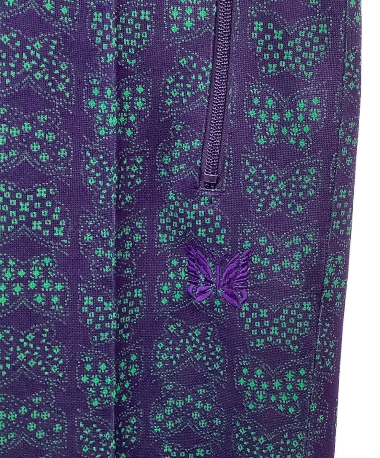 [Pre-owned] Needles Track Pant-Poly Jq. KP213.