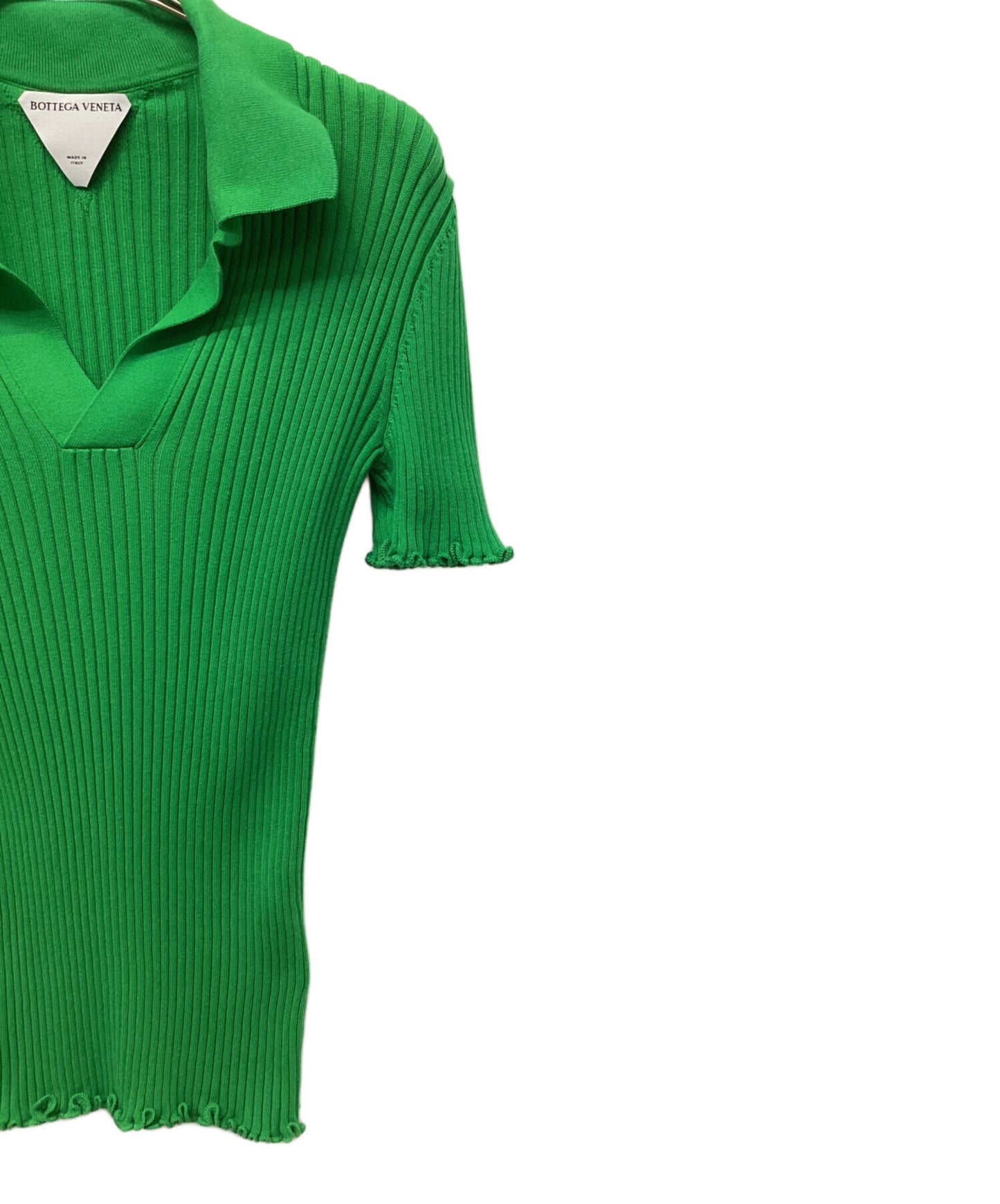 [Pre-owned] BOTTEGA VENETA knit polo shirt 672044 V16U0