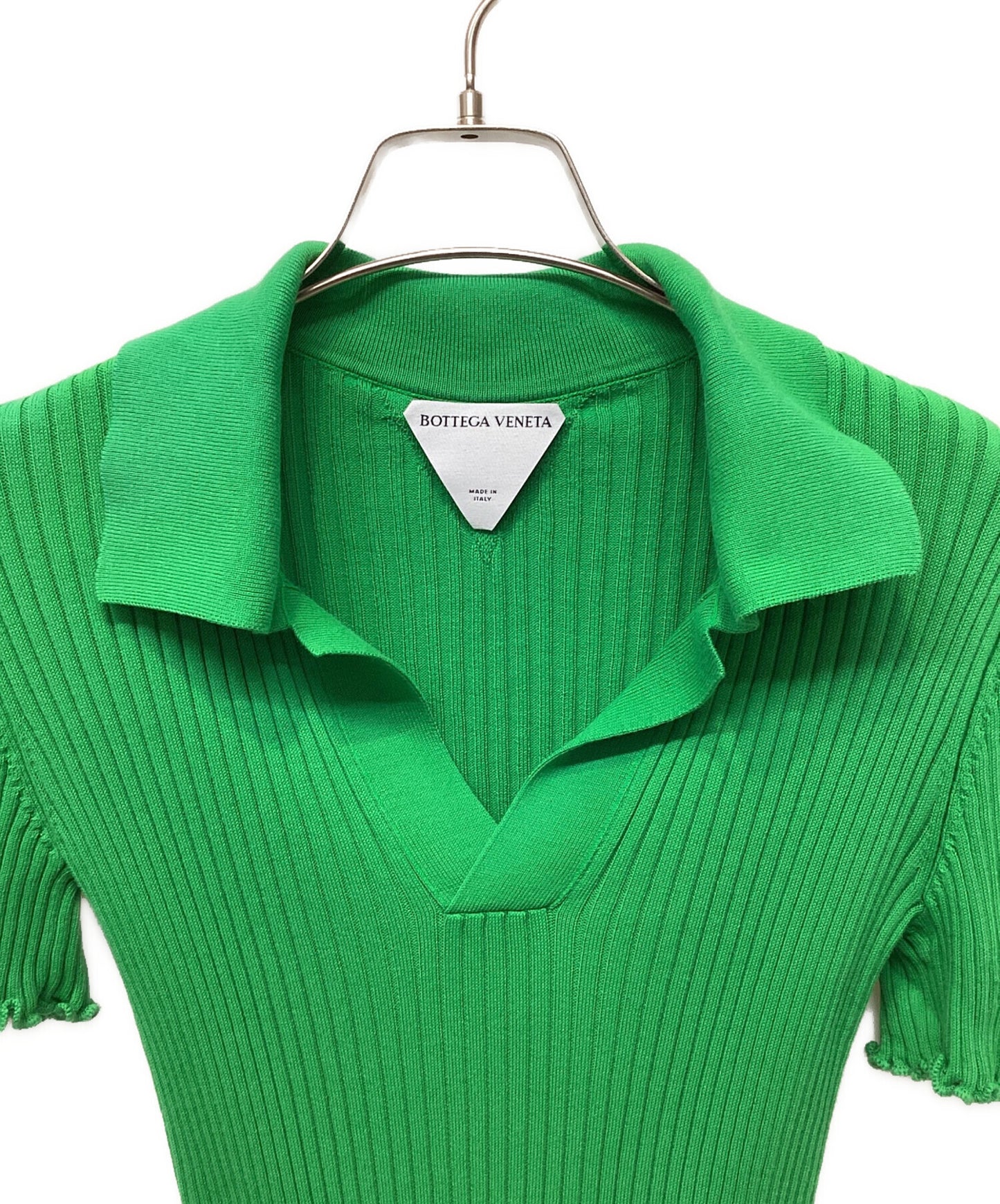 [Pre-owned] BOTTEGA VENETA knit polo shirt 672044 V16U0