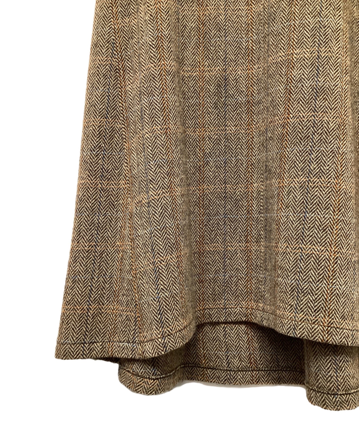 [Pre-owned] Y's WOOL BRITISH TWEED BACK DROP SKIRT YE-S15-109