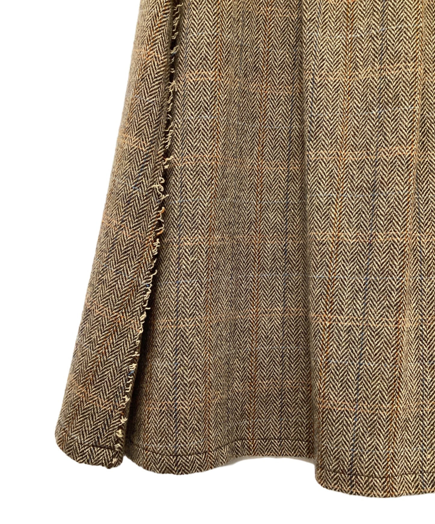 [Pre-owned] Y's WOOL BRITISH TWEED BACK DROP SKIRT YE-S15-109