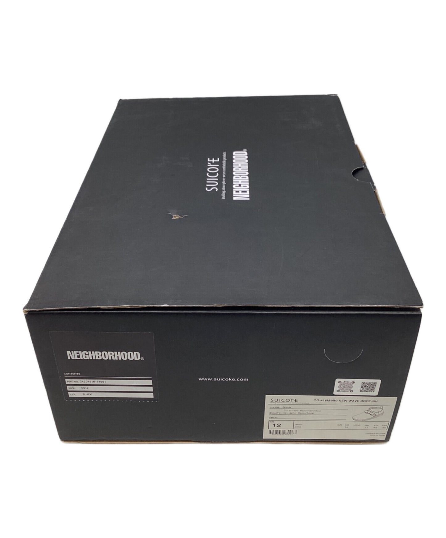 [Pre-owned] NEIGHBORHOOD NH X SUICOKE . NEW WAVE BOOT 242OYSIN-FWM01