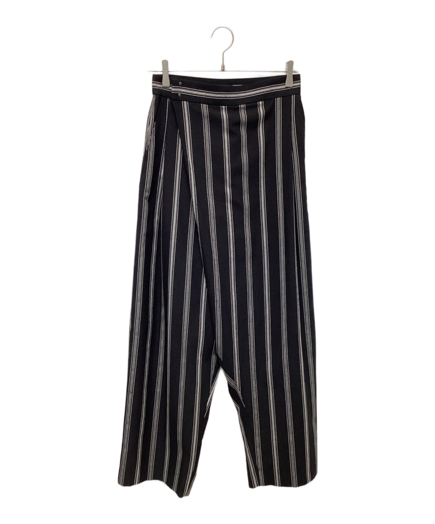 [Pre-owned] Y's HARD TWISTED STRIPE PLEATED PANTS YS-P40-932