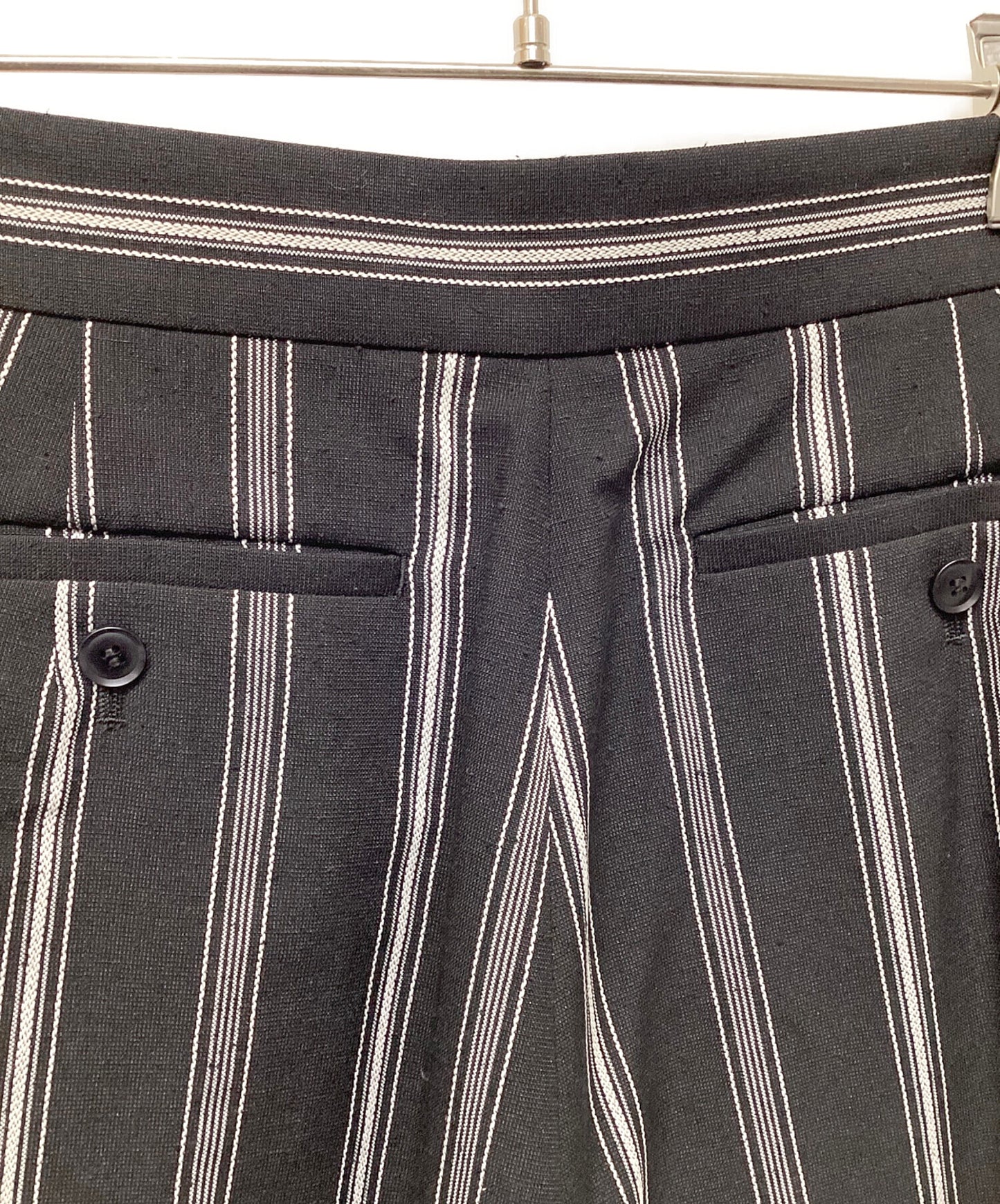 [Pre-owned] Y's HARD TWISTED STRIPE PLEATED PANTS YS-P40-932