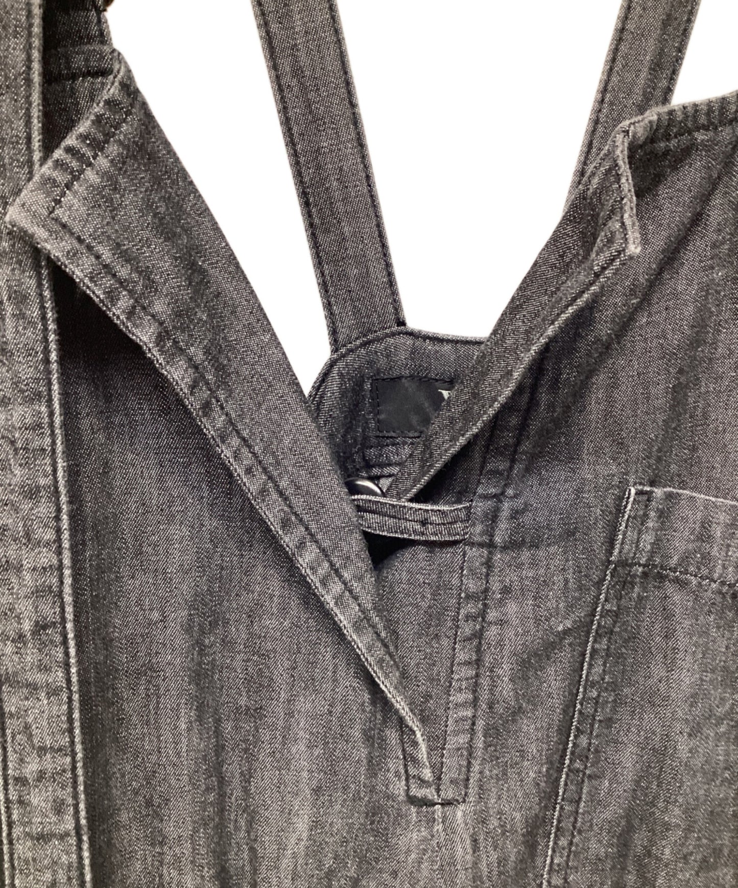 [Pre-owned] Y's 8OZ DENIM OVERALLS WITH STRAP YS-P40-932