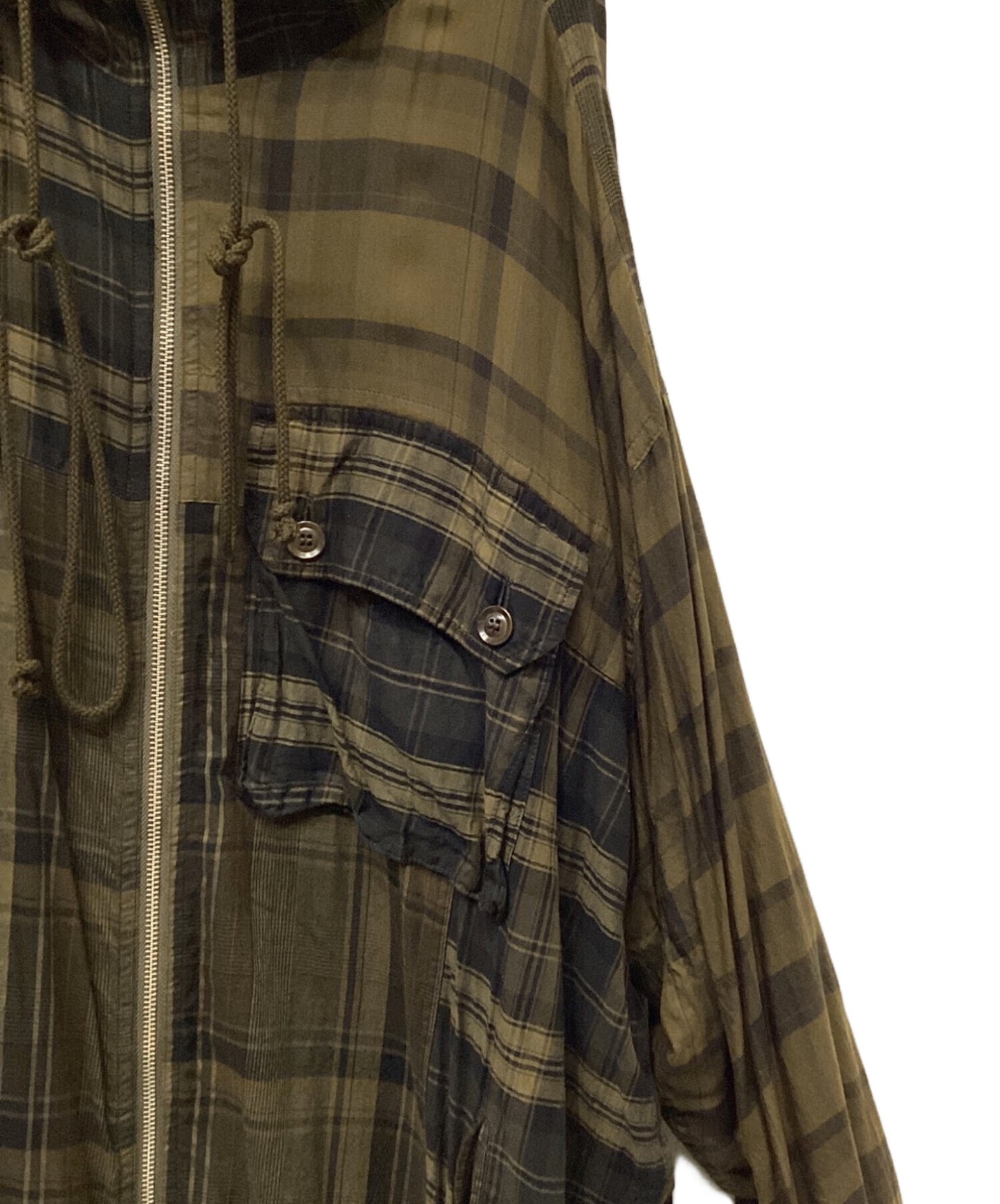 [Pre-owned] Y's PLAID COAT DRESS YX-D03-800