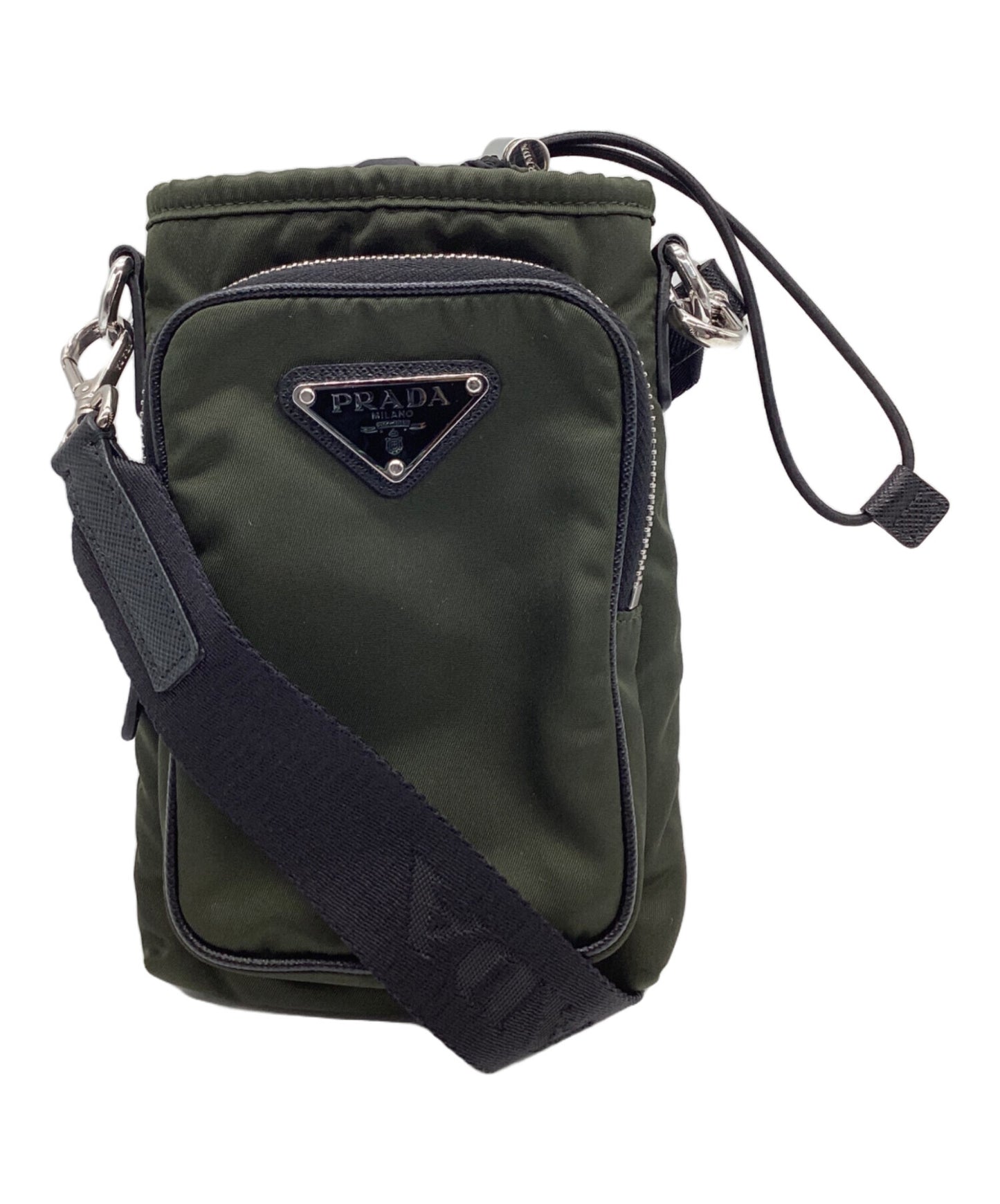 [Pre-owned] PRADA Re-nylon Smart Phone Case 2ZH155