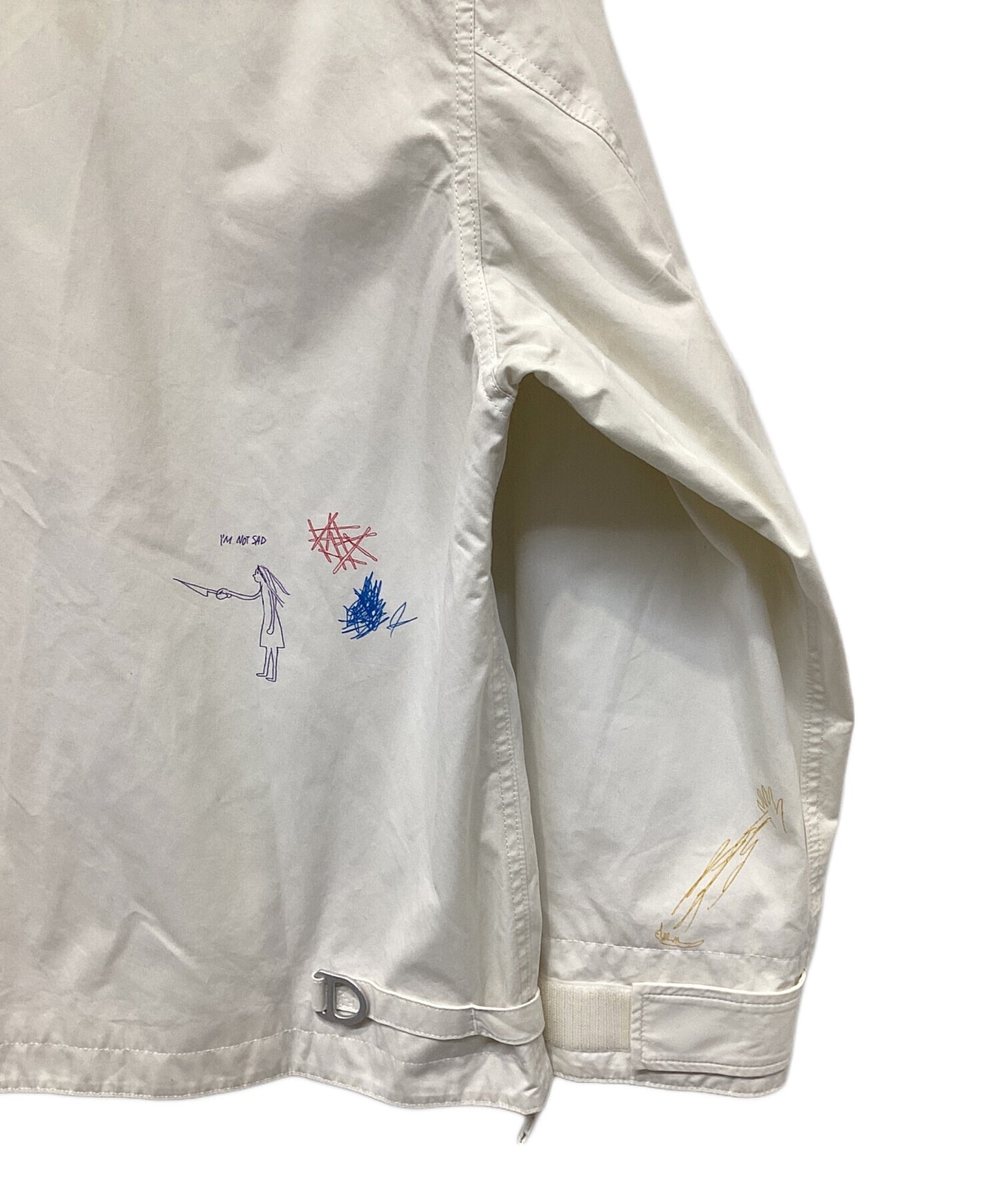 [Pre-owned] UNDERCOVER Sketch Allover Pattern Co Weather Zip Blouson UC2D4212