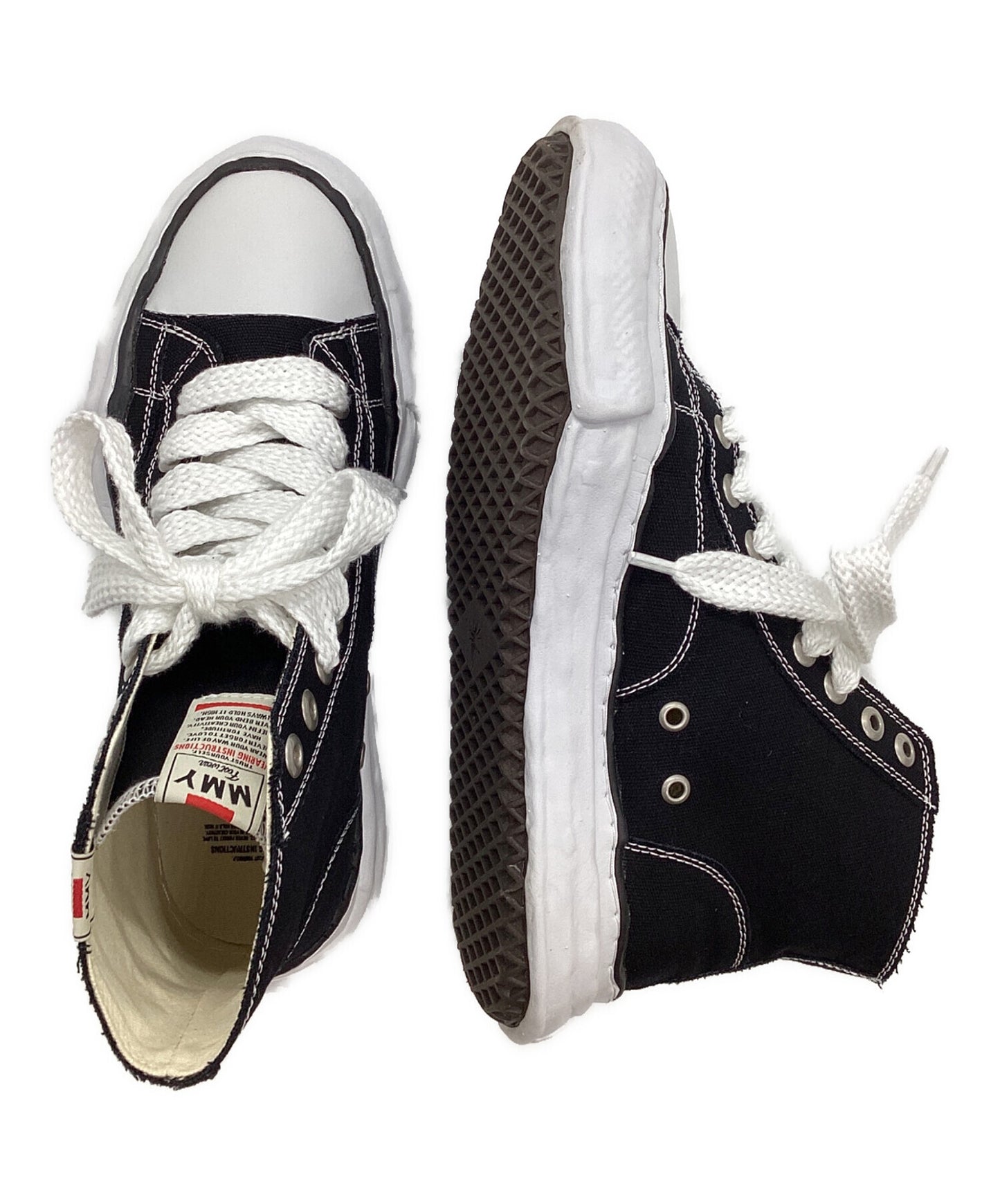 [Pre-owned] Maison MIHARA YASUHIRO PETERSON CANVAS HIGH A06FW702