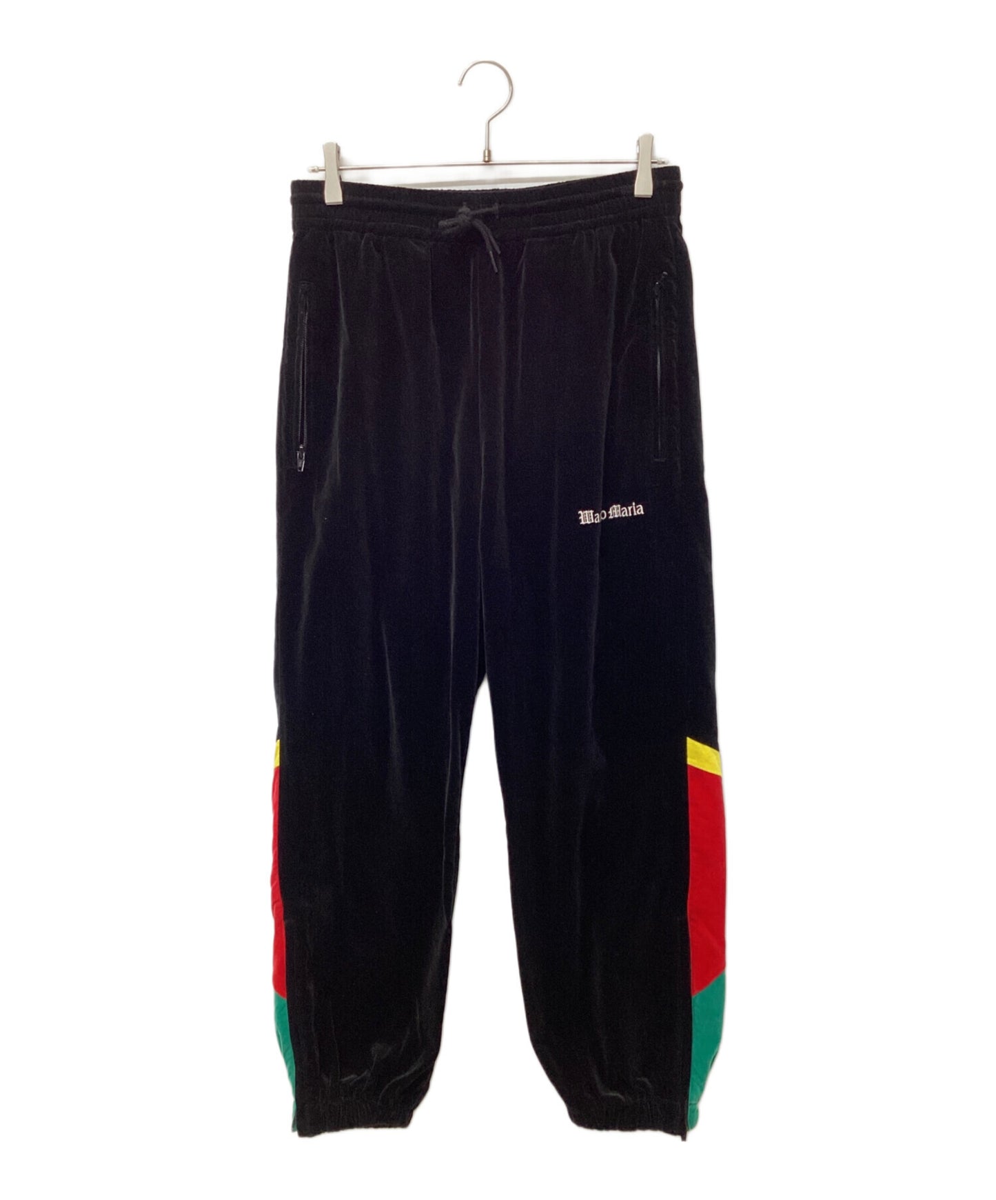[Pre-owned] WACKO MARIA VELVETEEN TRACK PANTS