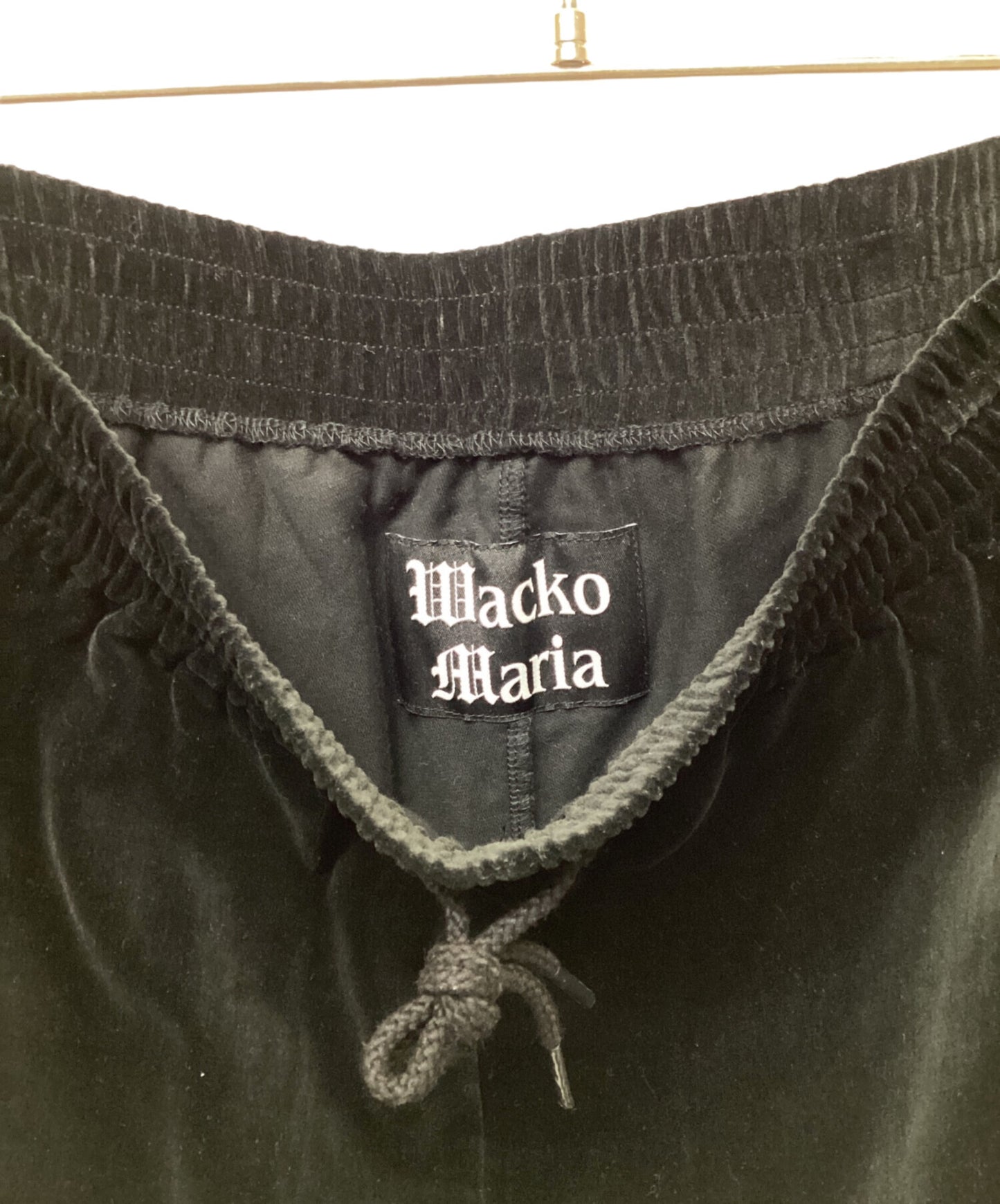 [Pre-owned] WACKO MARIA VELVETEEN TRACK PANTS