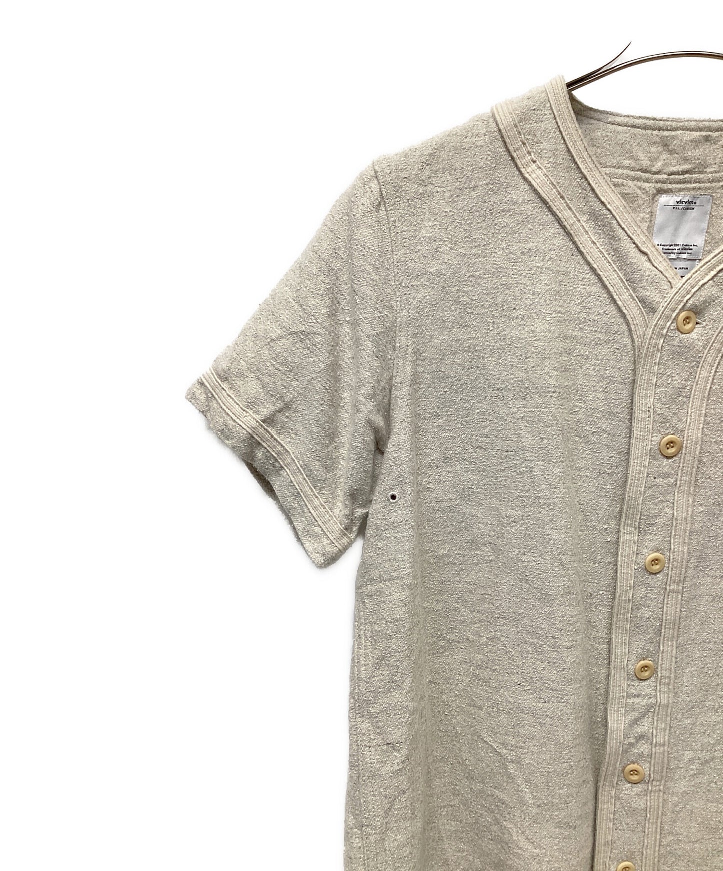 [Pre-owned] VISVIM DUGOUT SHIRT S/S WOOL/LINEN 0115105011029