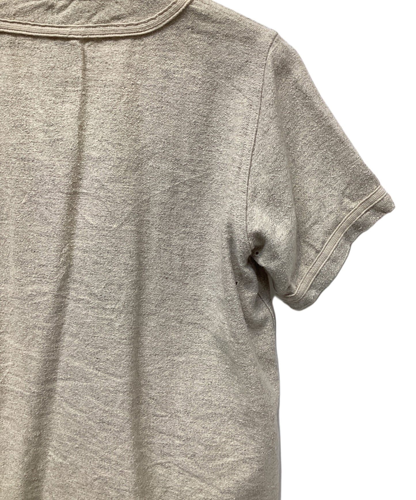 [Pre-owned] VISVIM DUGOUT SHIRT S/S WOOL/LINEN 0115105011029