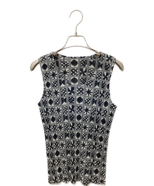 [Pre-owned] PLEATS PLEASE sleeveless blouse PP94-JK600