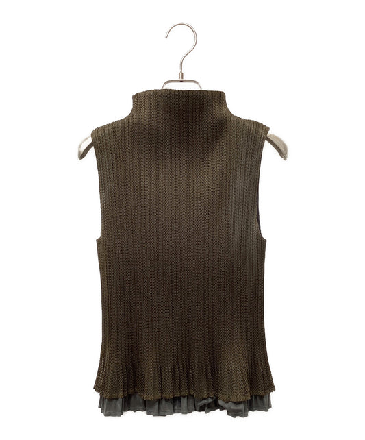 [Pre-owned] PLEATS PLEASE sleeveless blouse PP14-JK672