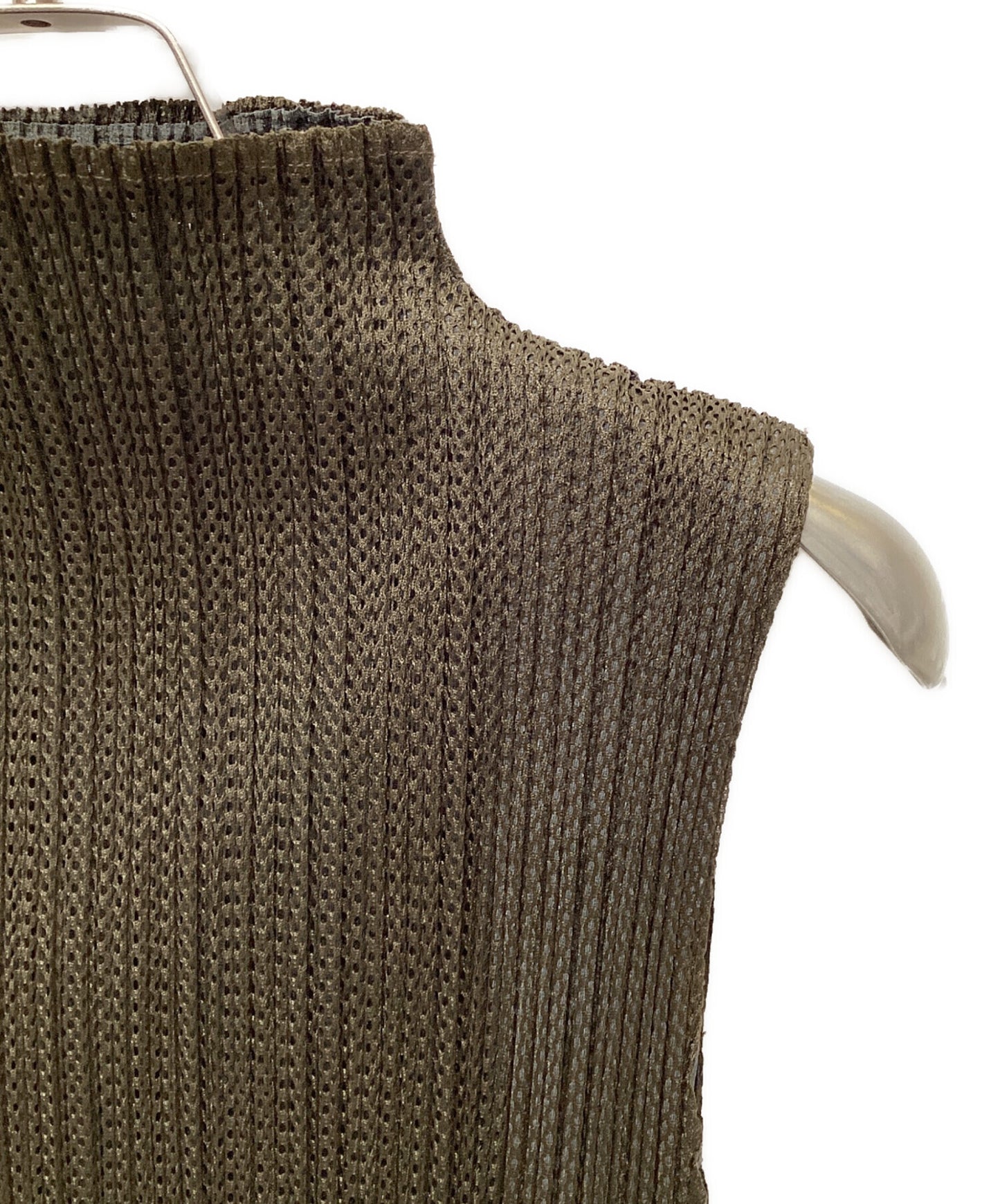 [Pre-owned] PLEATS PLEASE sleeveless blouse PP14-JK672