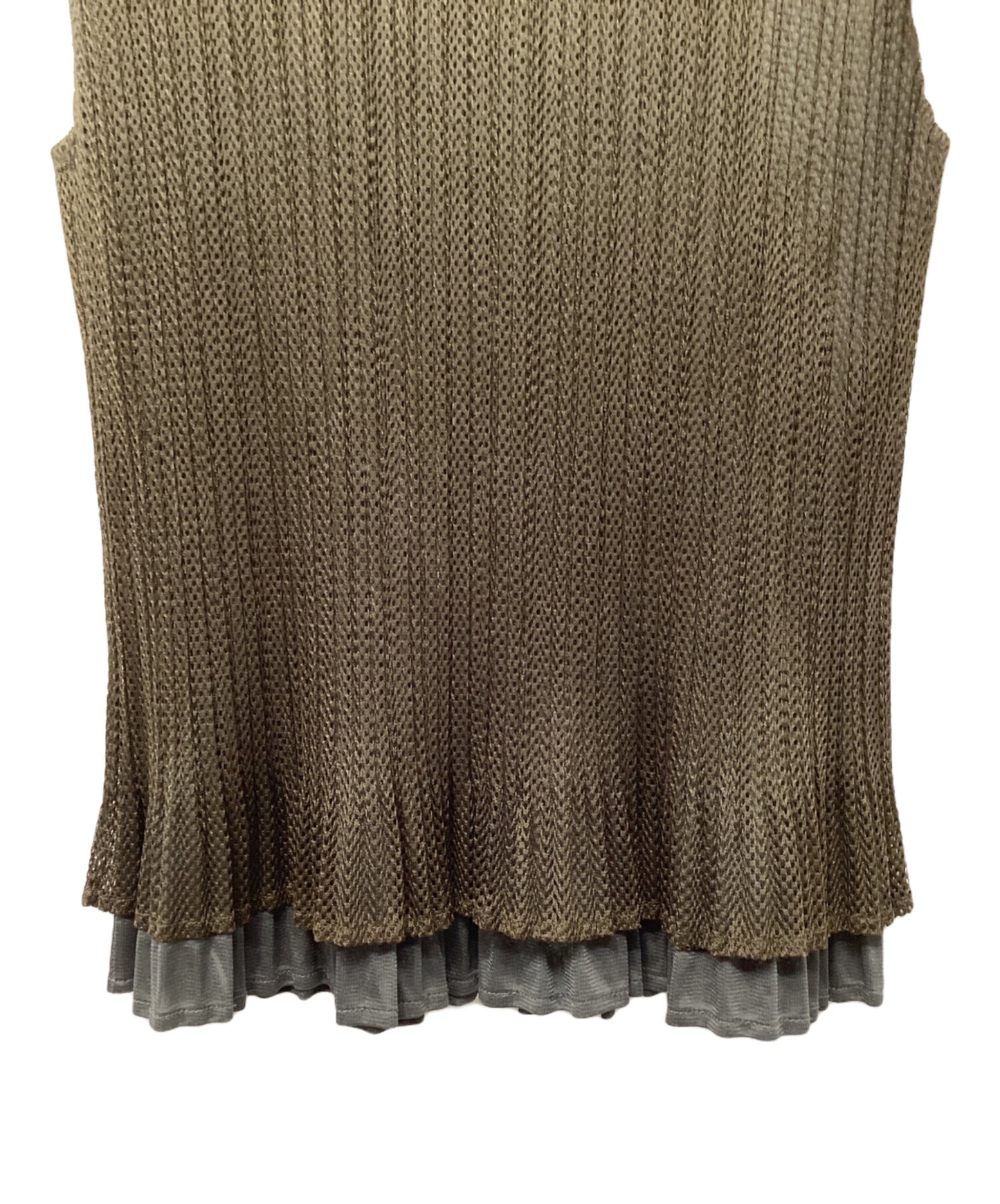 [Pre-owned] PLEATS PLEASE sleeveless blouse PP14-JK672