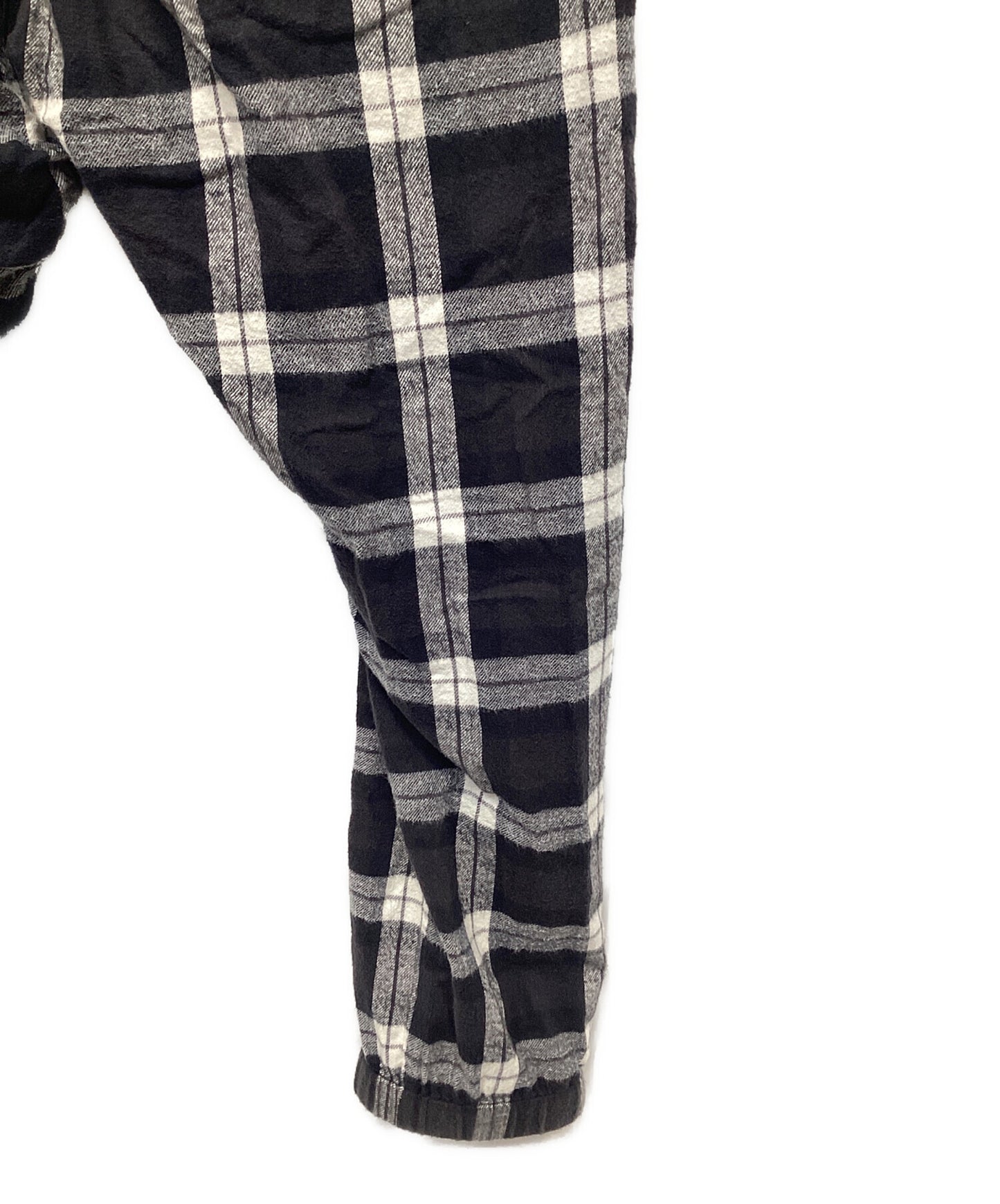 [Pre-owned] RICK OWENS CHECK TRACK PANTS RU19S2388-CP