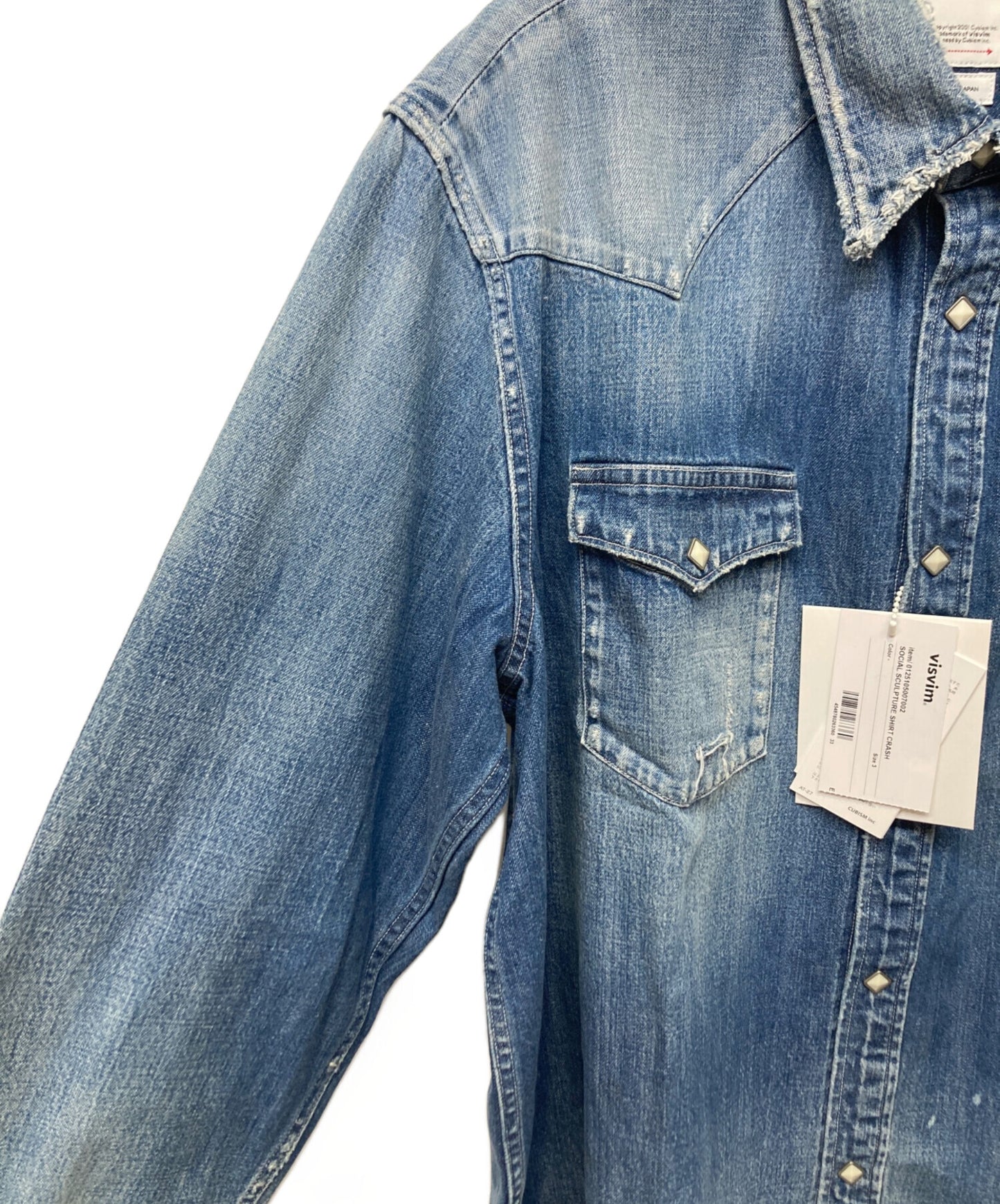 [Pre-owned] VISVIM VISVIM SOCIAL SCULPTURE SHIRT CRASH 0125105007002