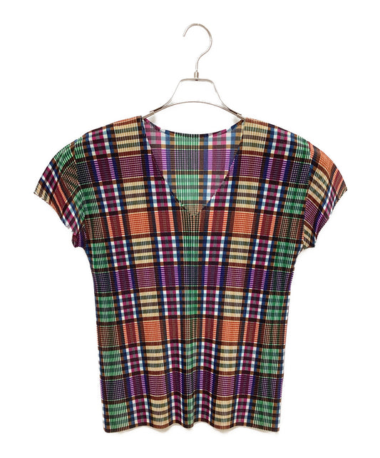 [Pre-owned] PLEATS PLEASE short-sleeved cut-and-sew PP23FK331
