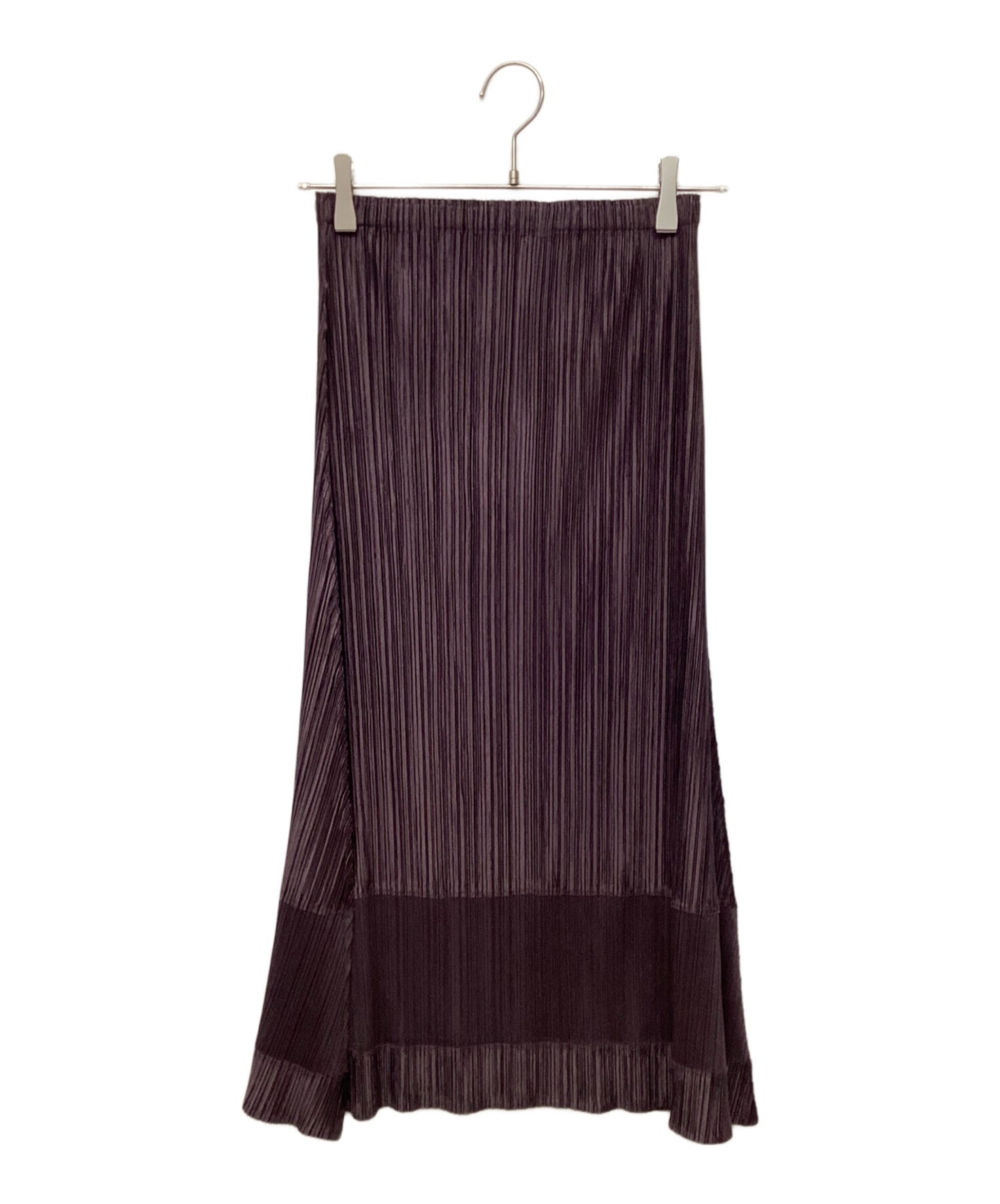 [Pre-owned] PLEATS PLEASE bicolor-switched pleated skirt PP93-JG692