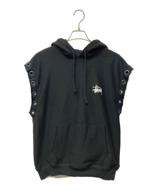 [Pre-owned] stussy Sleeveless Custom Pullover Hoodie WM-T909