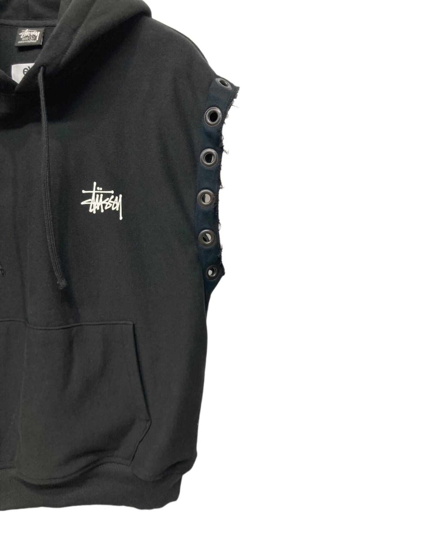 [Pre-owned] stussy Sleeveless Custom Pullover Hoodie WM-T909