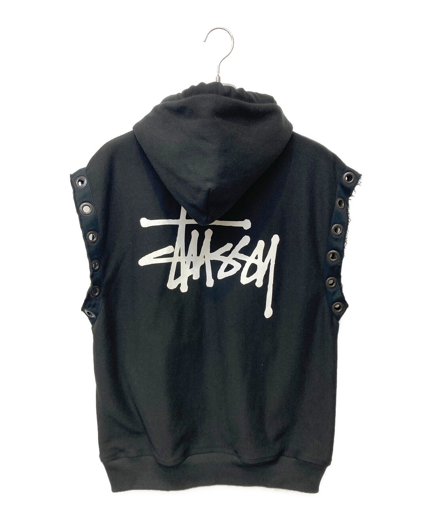 [Pre-owned] stussy Sleeveless Custom Pullover Hoodie WM-T909