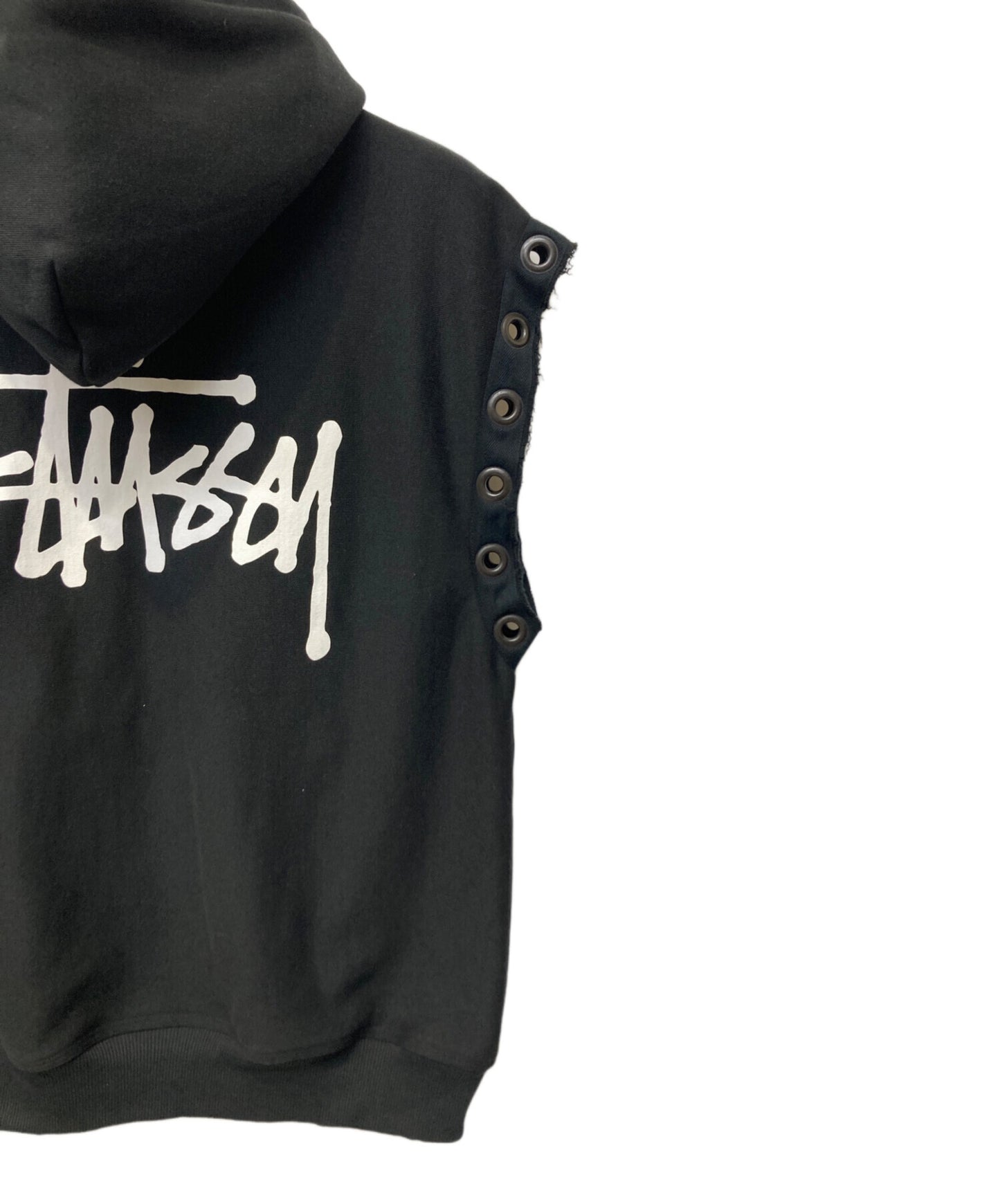 [Pre-owned] stussy Sleeveless Custom Pullover Hoodie WM-T909