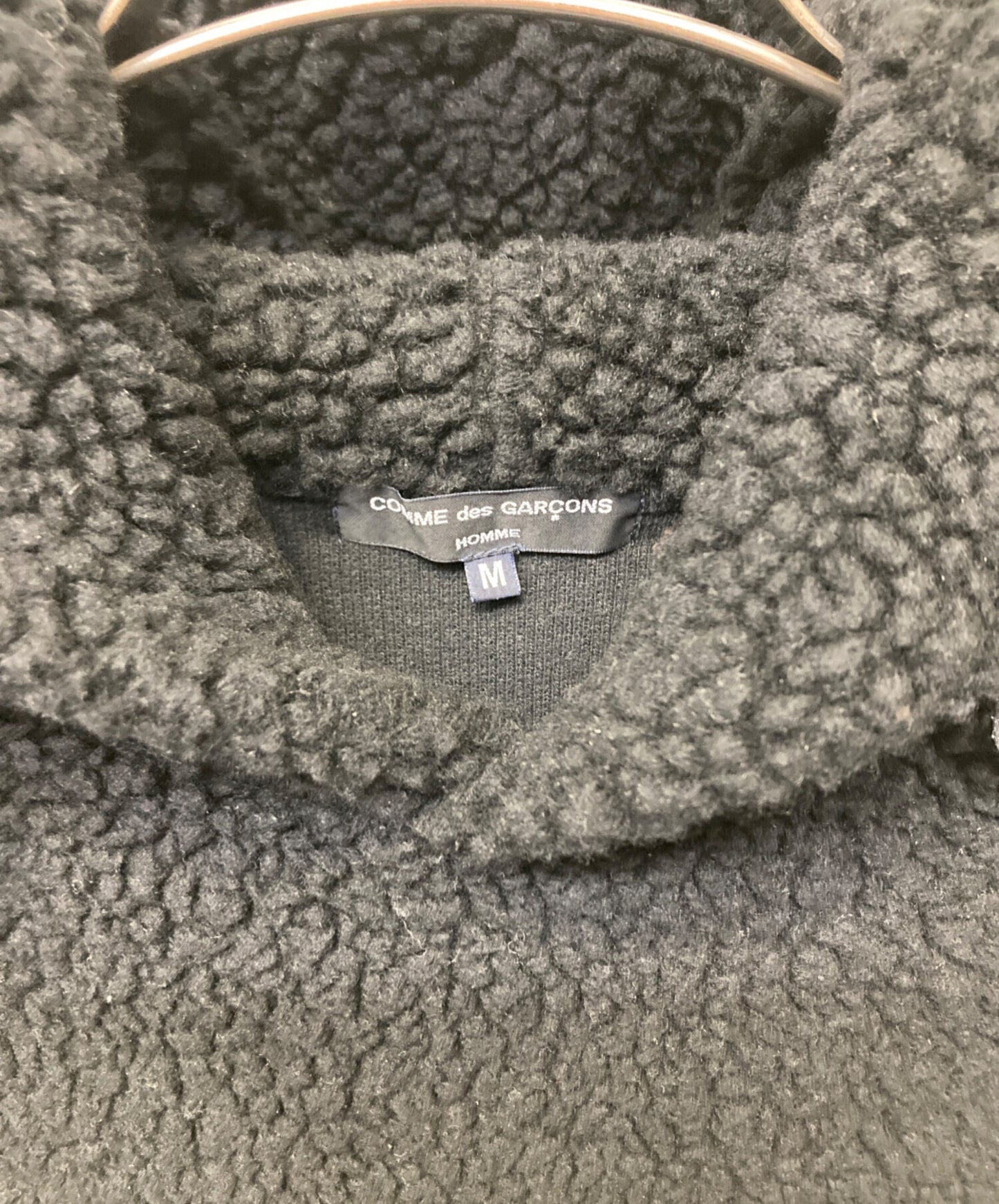 [Pre-owned] COMME des GARCONS Boa Fleece Pull Hoodie HN-T019