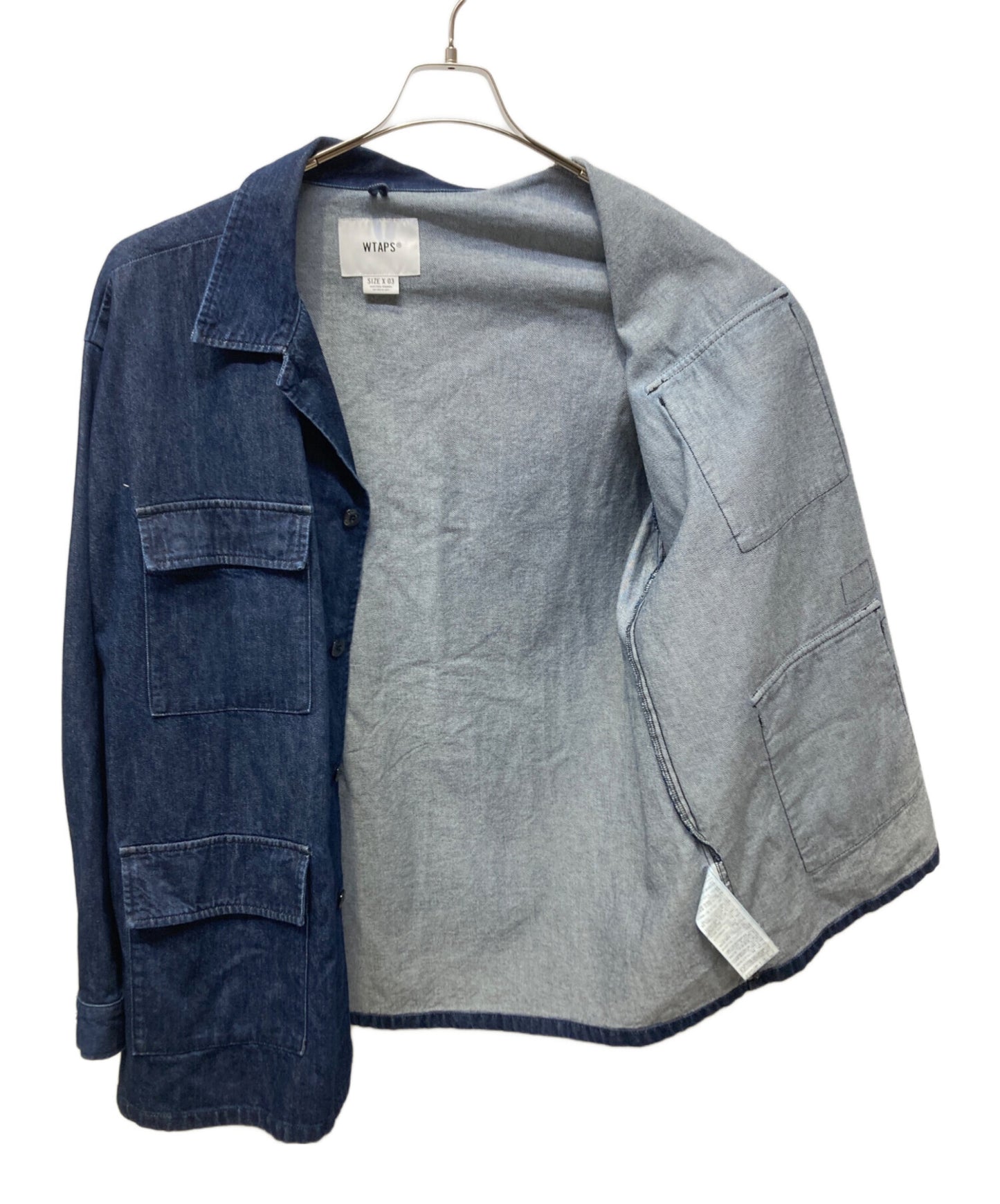 [Pre-owned] WTAPS JMOD LS COTTON DENIM PASTHG 231wvdt-shm02