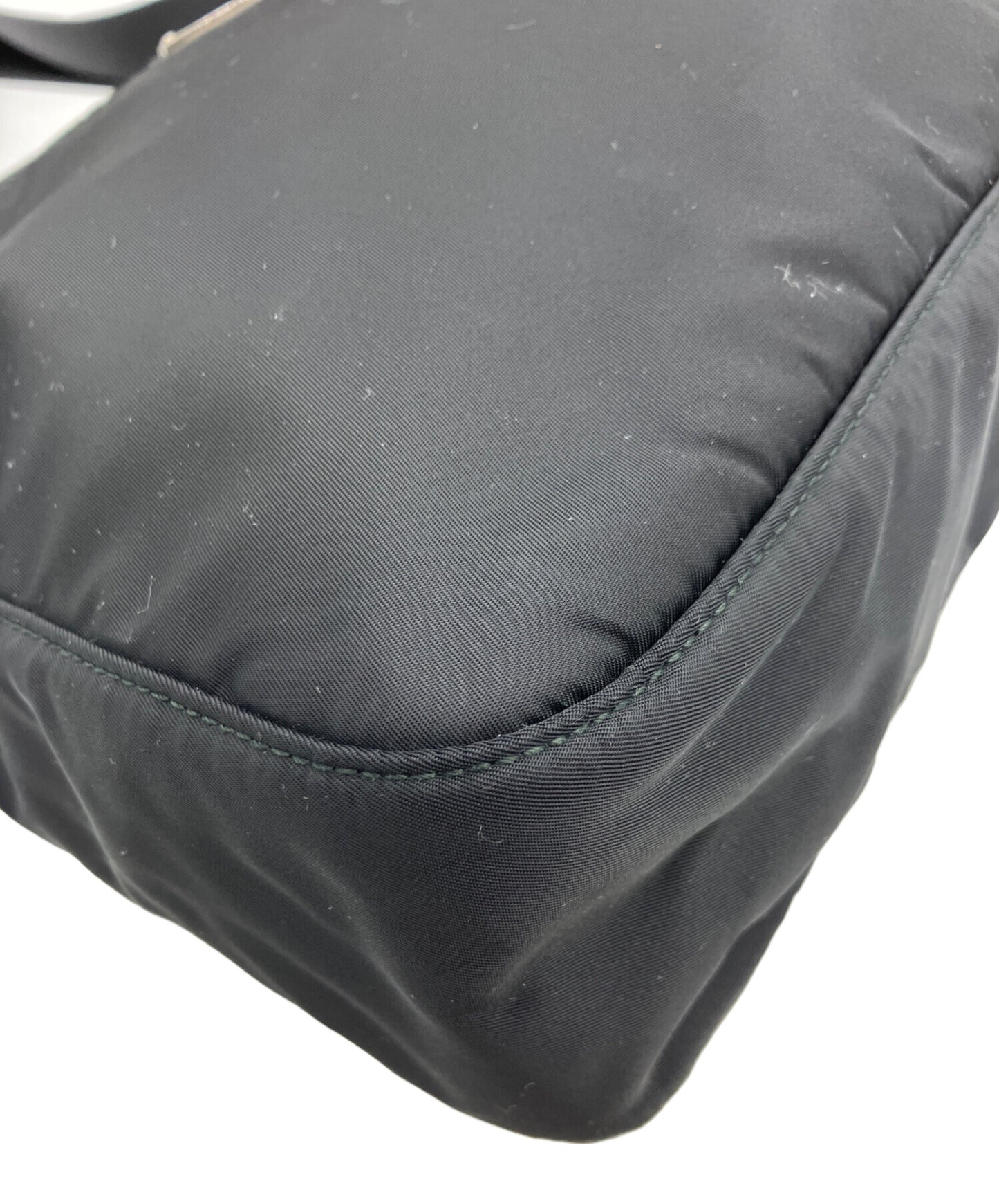 [Pre-owned] PRADA Re-Nylon Saffiano leather shoulder bag 1BC421