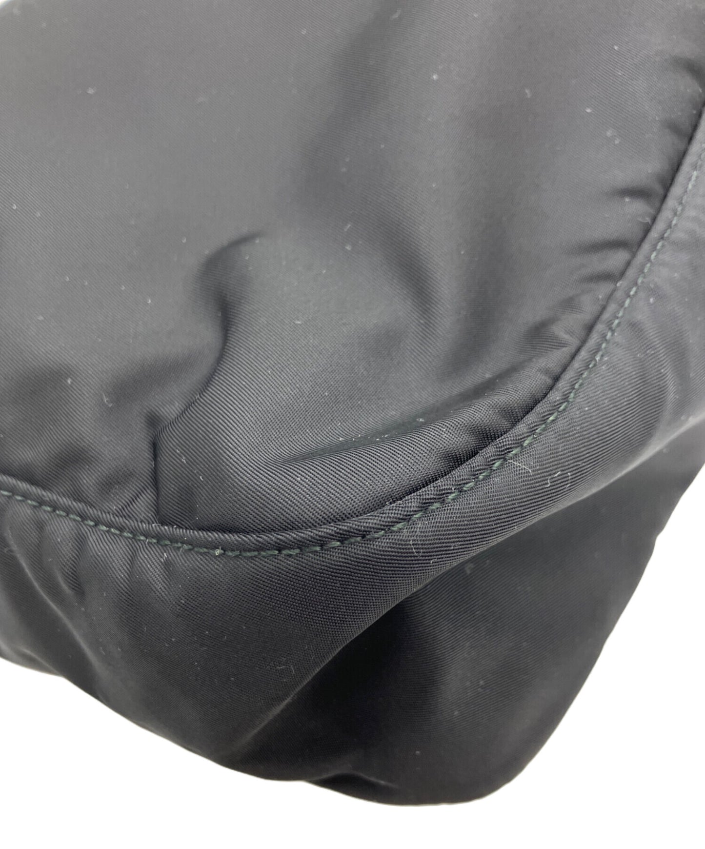 [Pre-owned] PRADA Re-Nylon Saffiano leather shoulder bag 1BC421